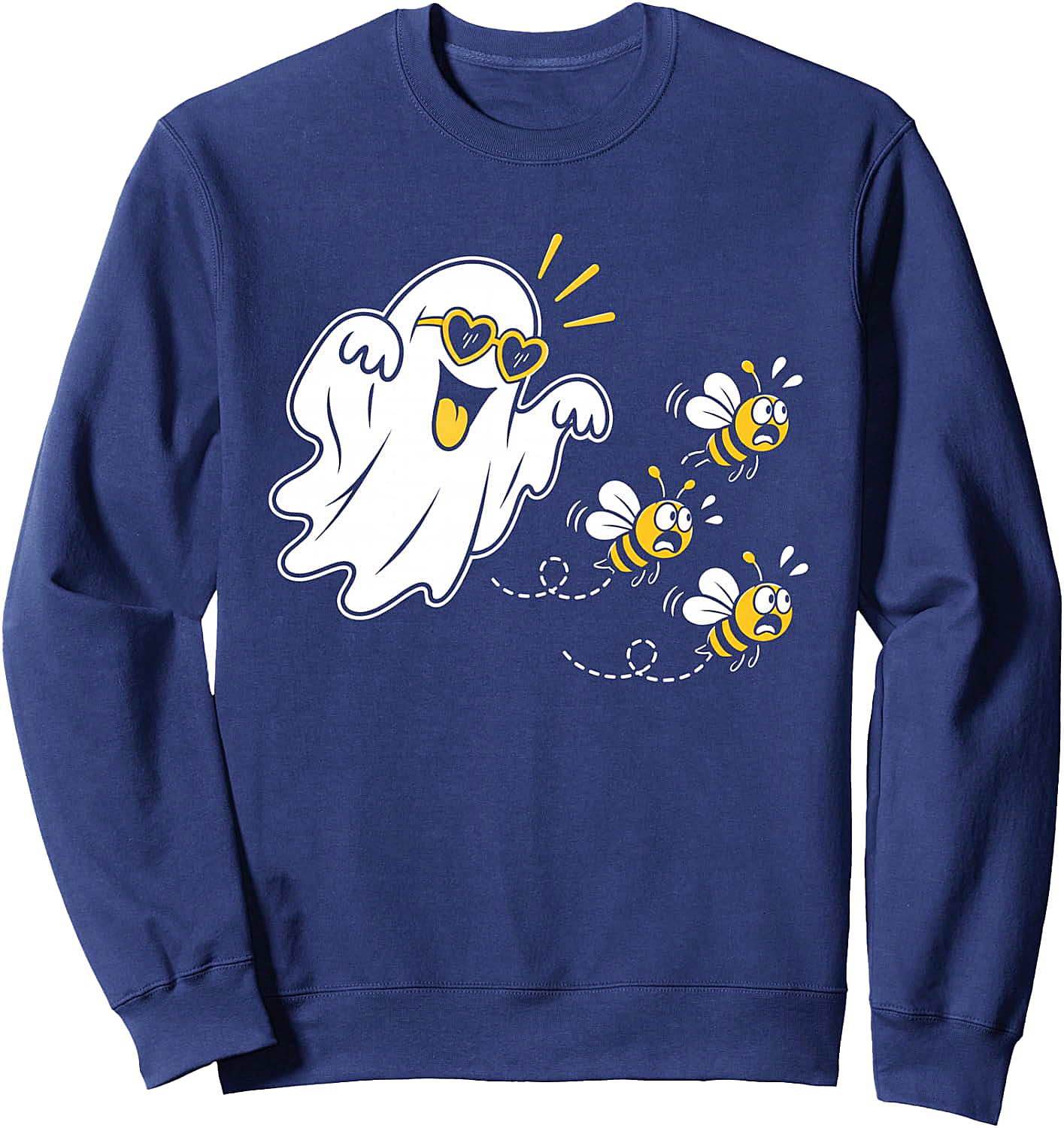 Funny Boo Bees Halloween Ghost Bee Pun Sweatshirt