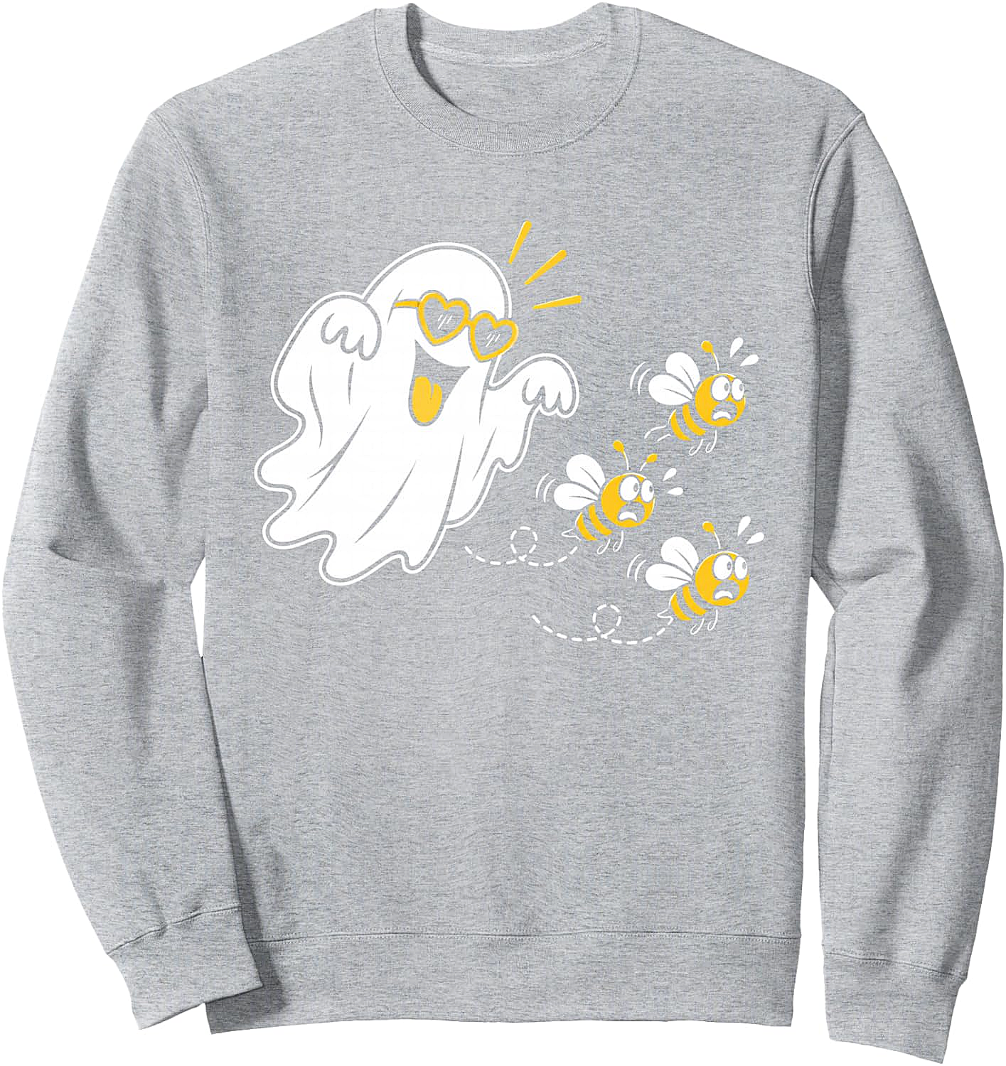 Funny Boo Bees Halloween Ghost Bee Pun Sweatshirt