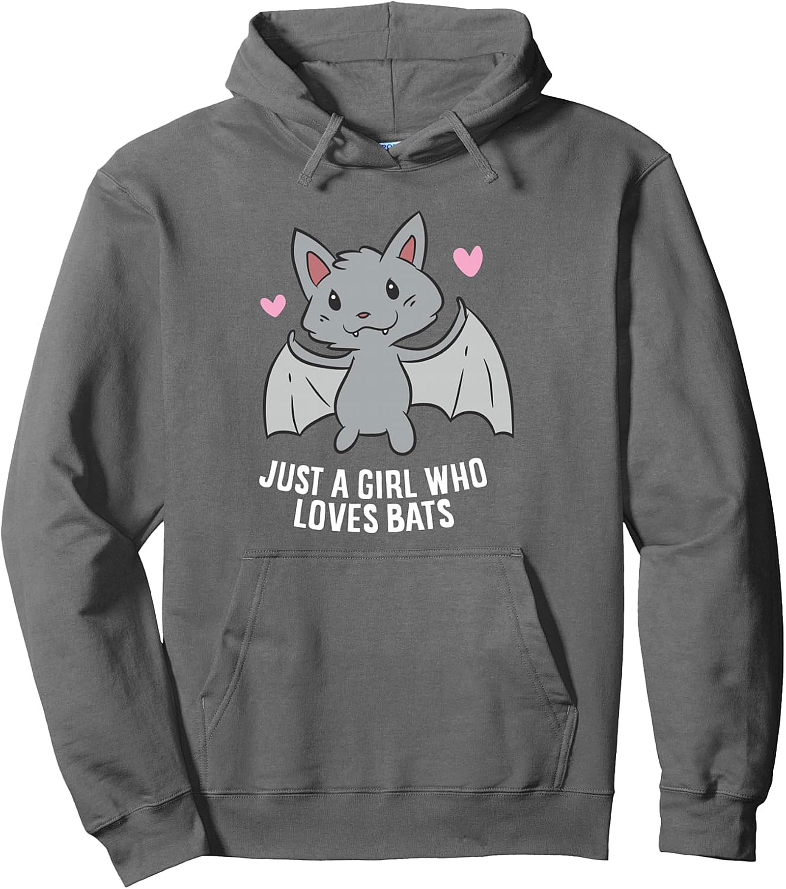 Just a Girl Who Loves Bats Pullover Hoodie | Cozy & Cute