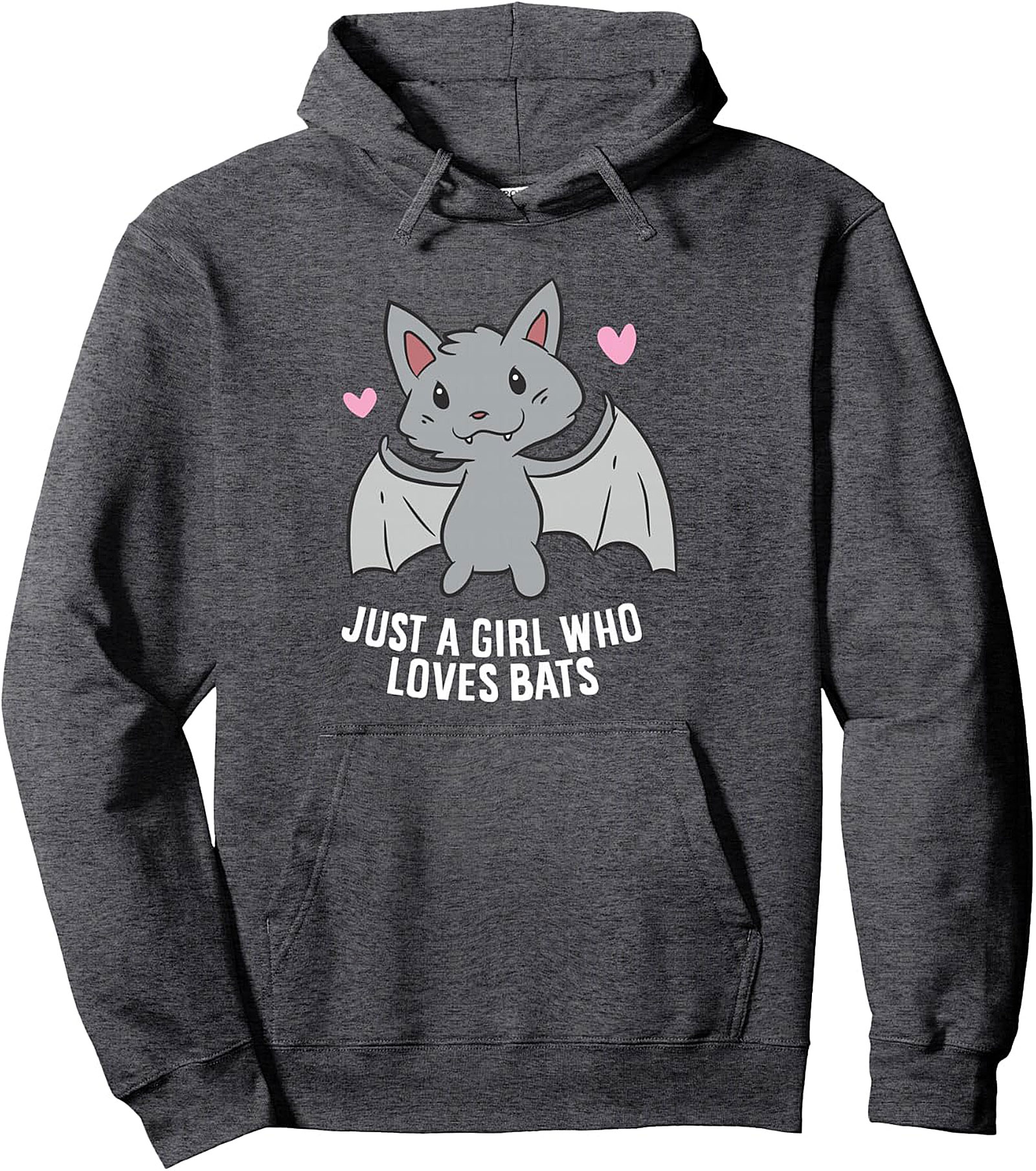 Just a Girl Who Loves Bats Pullover Hoodie | Cozy & Cute