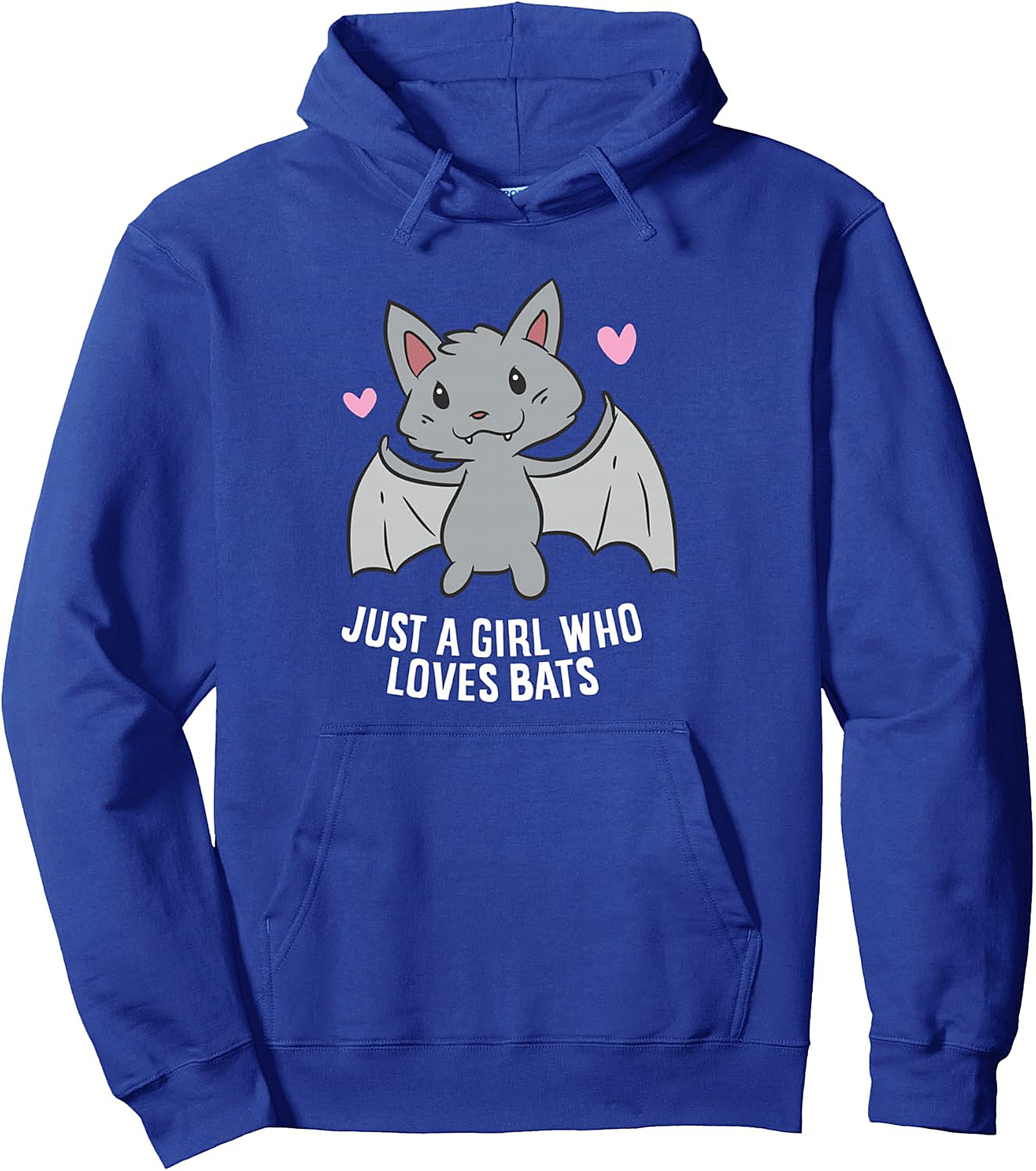 Just a Girl Who Loves Bats Pullover Hoodie | Cozy & Cute