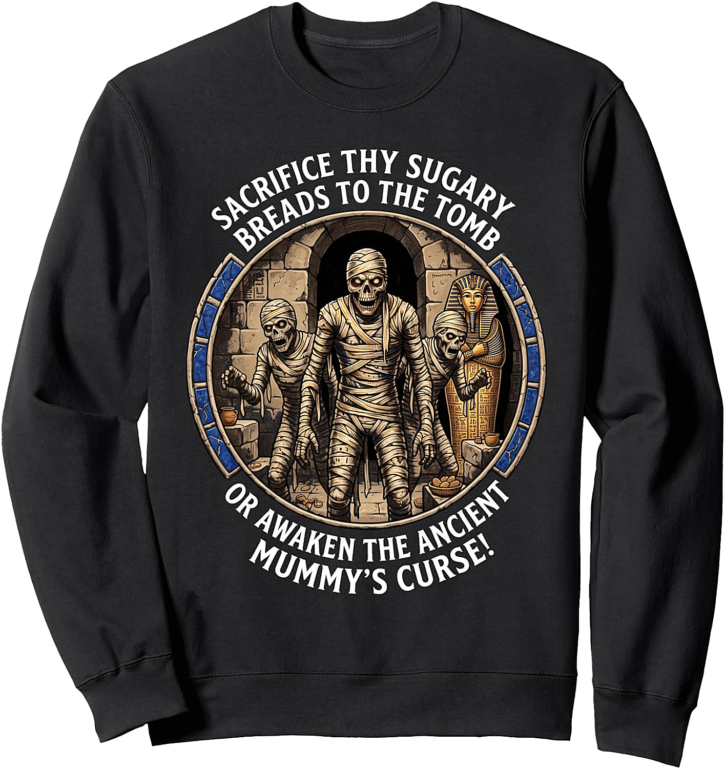 Halloween Mummy Curse Sugary Breads Sweatshirt