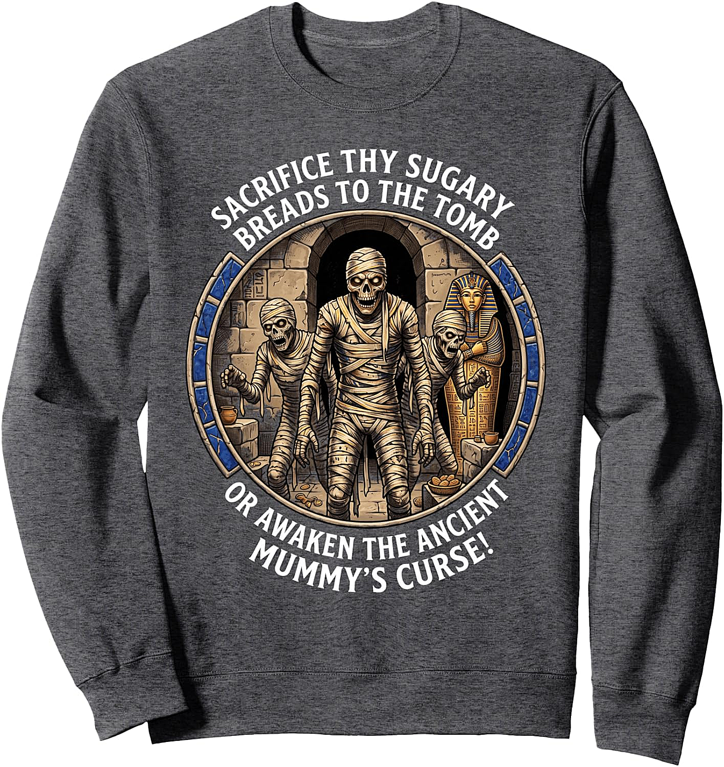 Halloween Mummy Curse Sugary Breads Sweatshirt