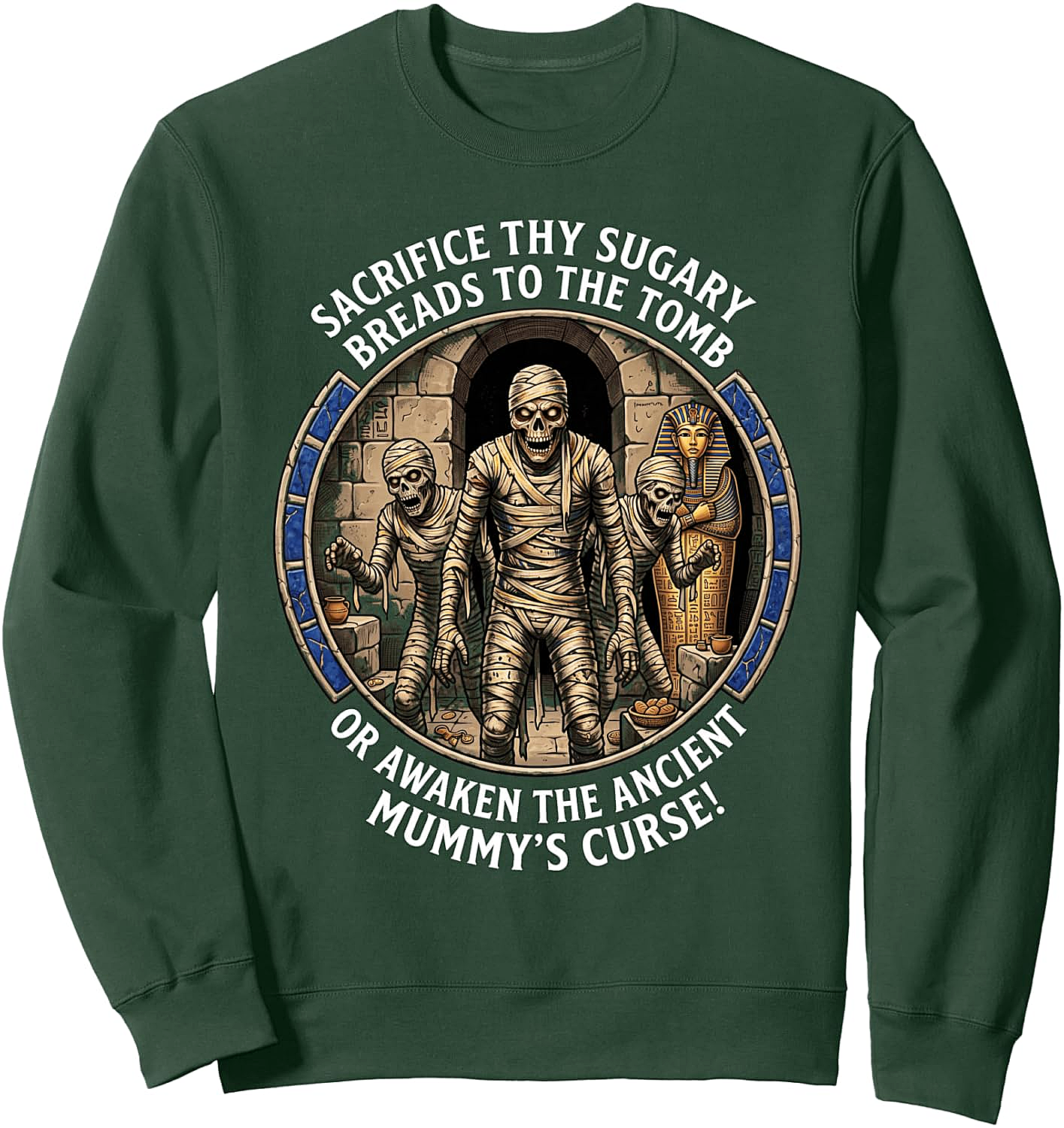 Halloween Mummy Curse Sugary Breads Sweatshirt