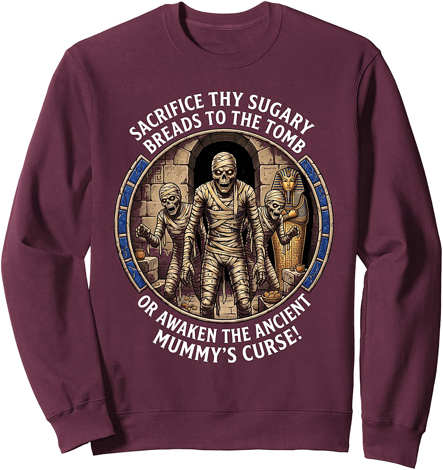Halloween Mummy Curse Sugary Breads Sweatshirt