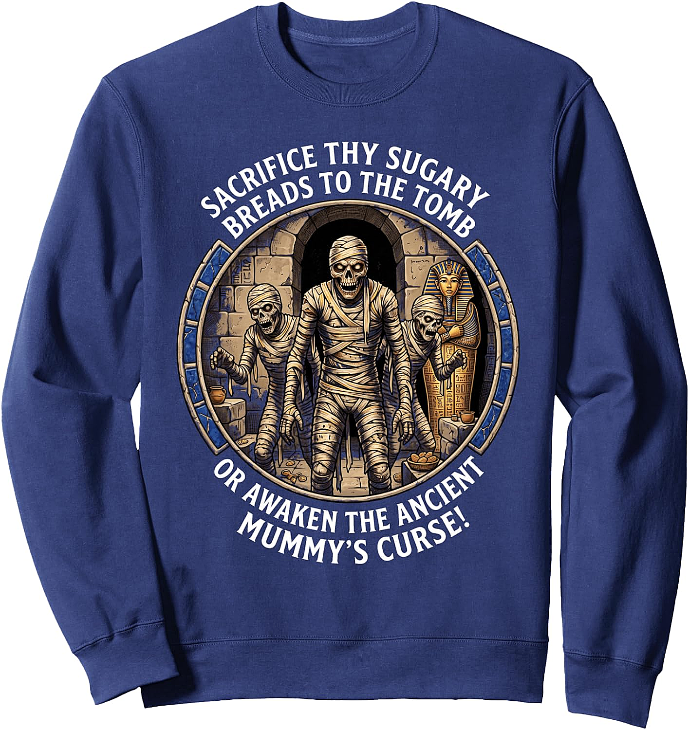 Halloween Mummy Curse Sugary Breads Sweatshirt