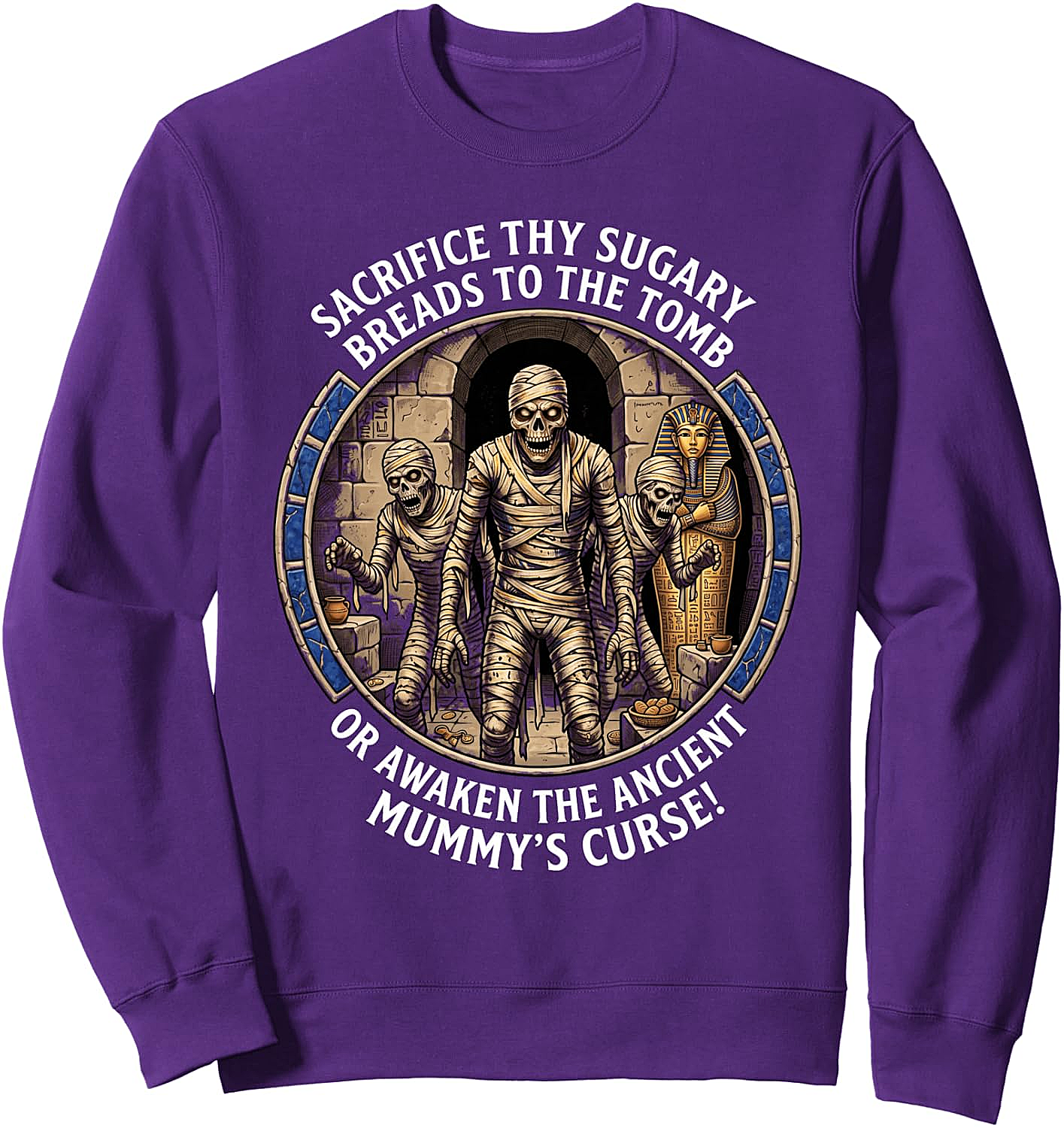 Halloween Mummy Curse Sugary Breads Sweatshirt