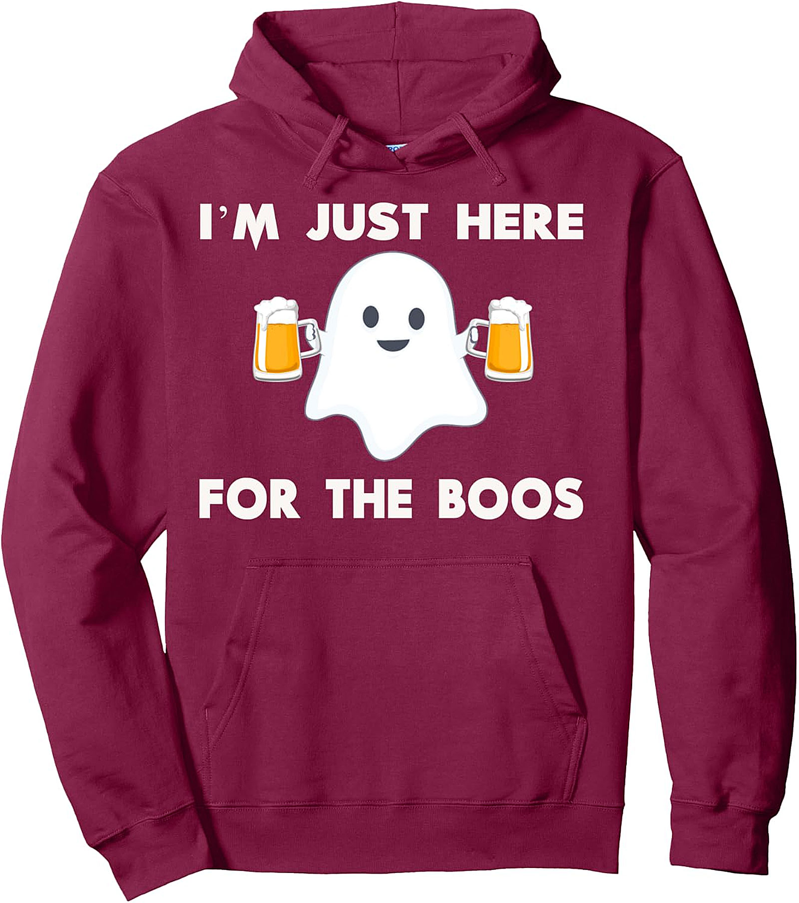 I'm Just Here For The Boos Funny Halloween Hoodie