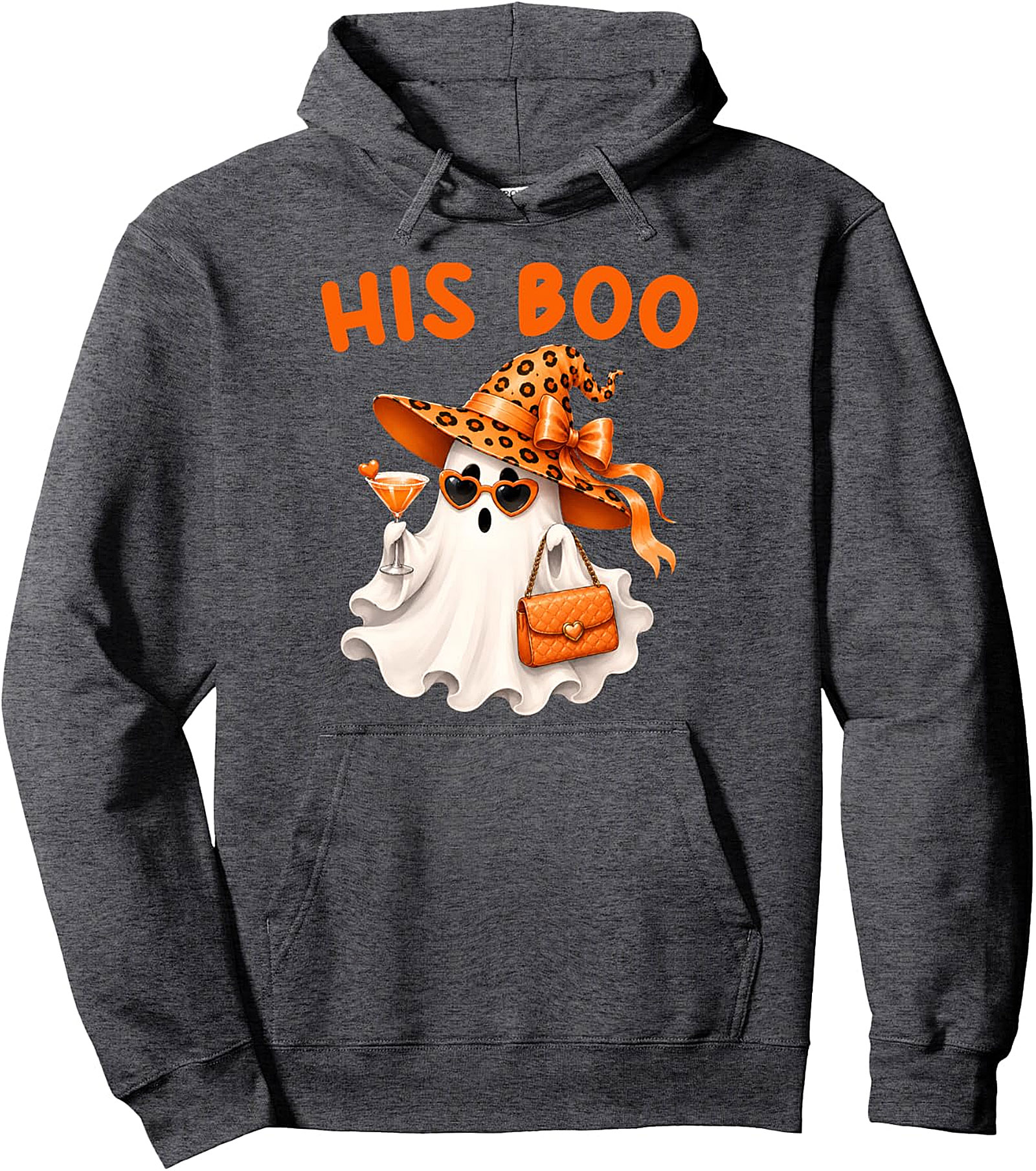 His Boo & Her Boo Matching Halloween Pullover Hoodie