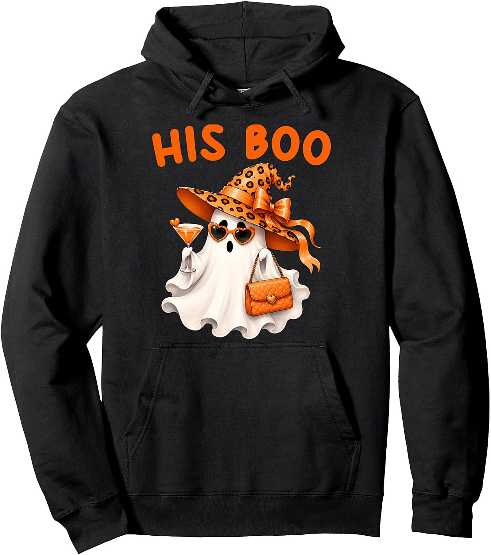 His Boo & Her Boo Matching Halloween Pullover Hoodie