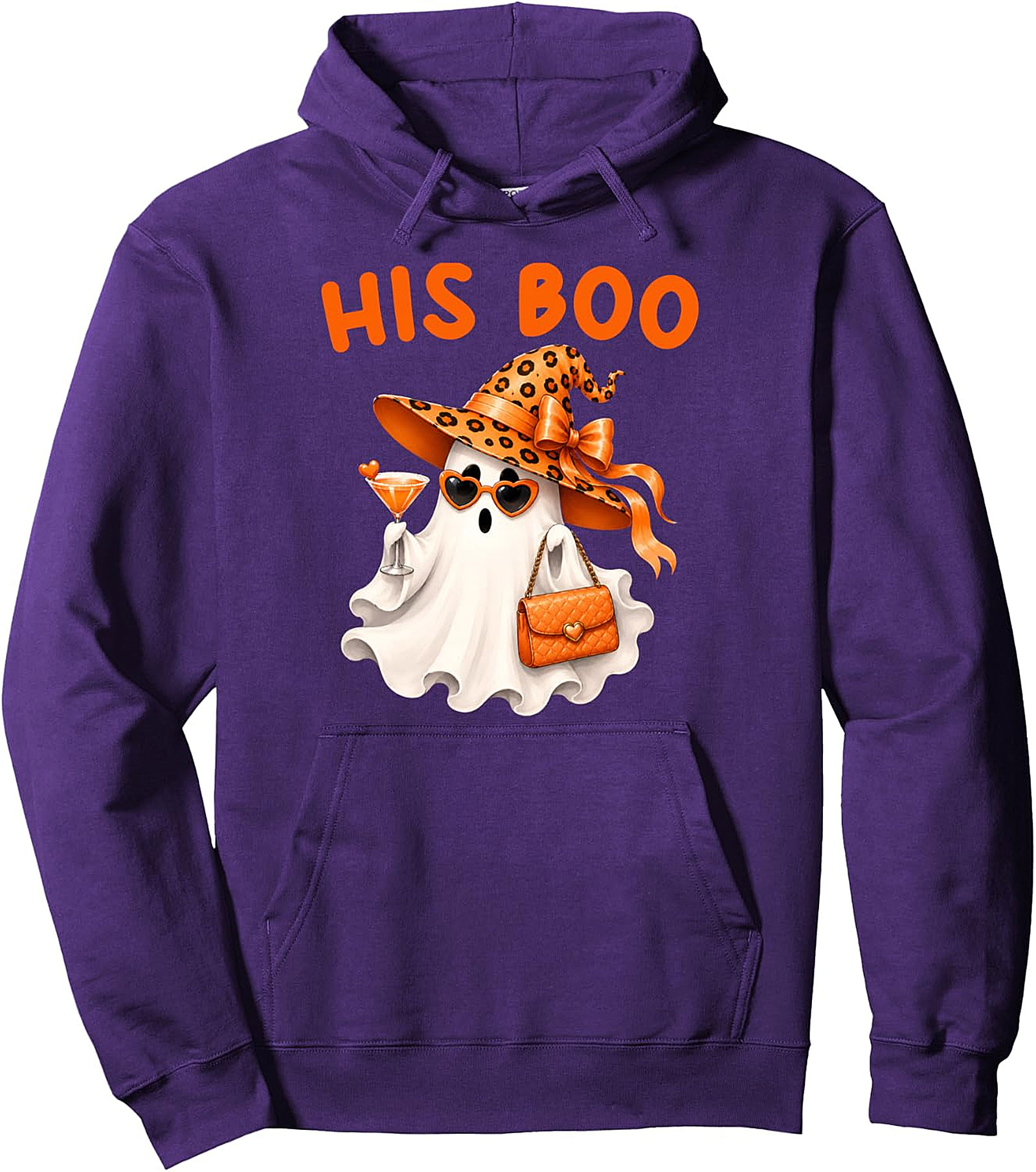 His Boo & Her Boo Matching Halloween Pullover Hoodie