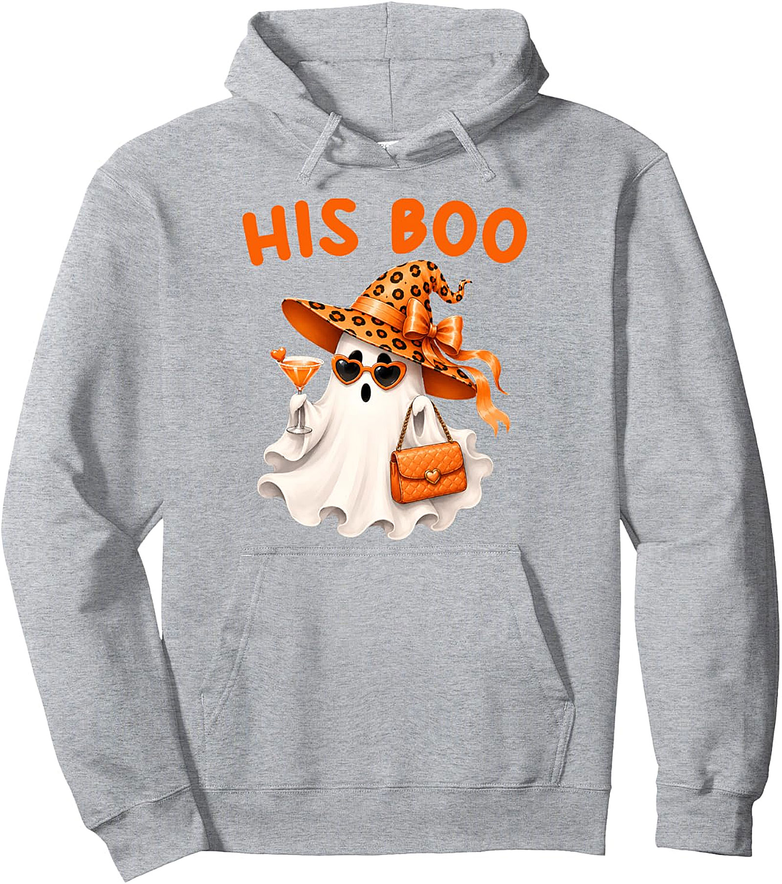 His Boo & Her Boo Matching Halloween Pullover Hoodie