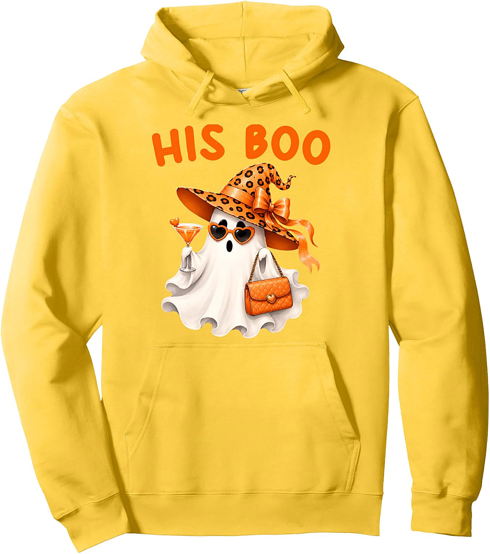 His Boo & Her Boo Matching Halloween Pullover Hoodie