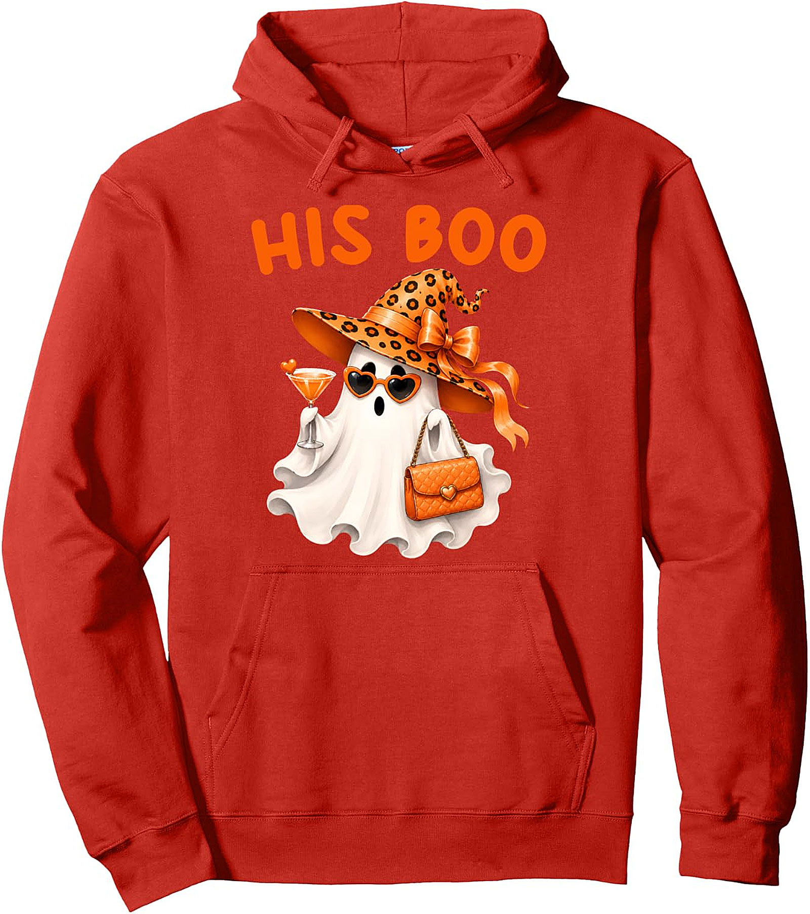 His Boo & Her Boo Matching Halloween Pullover Hoodie