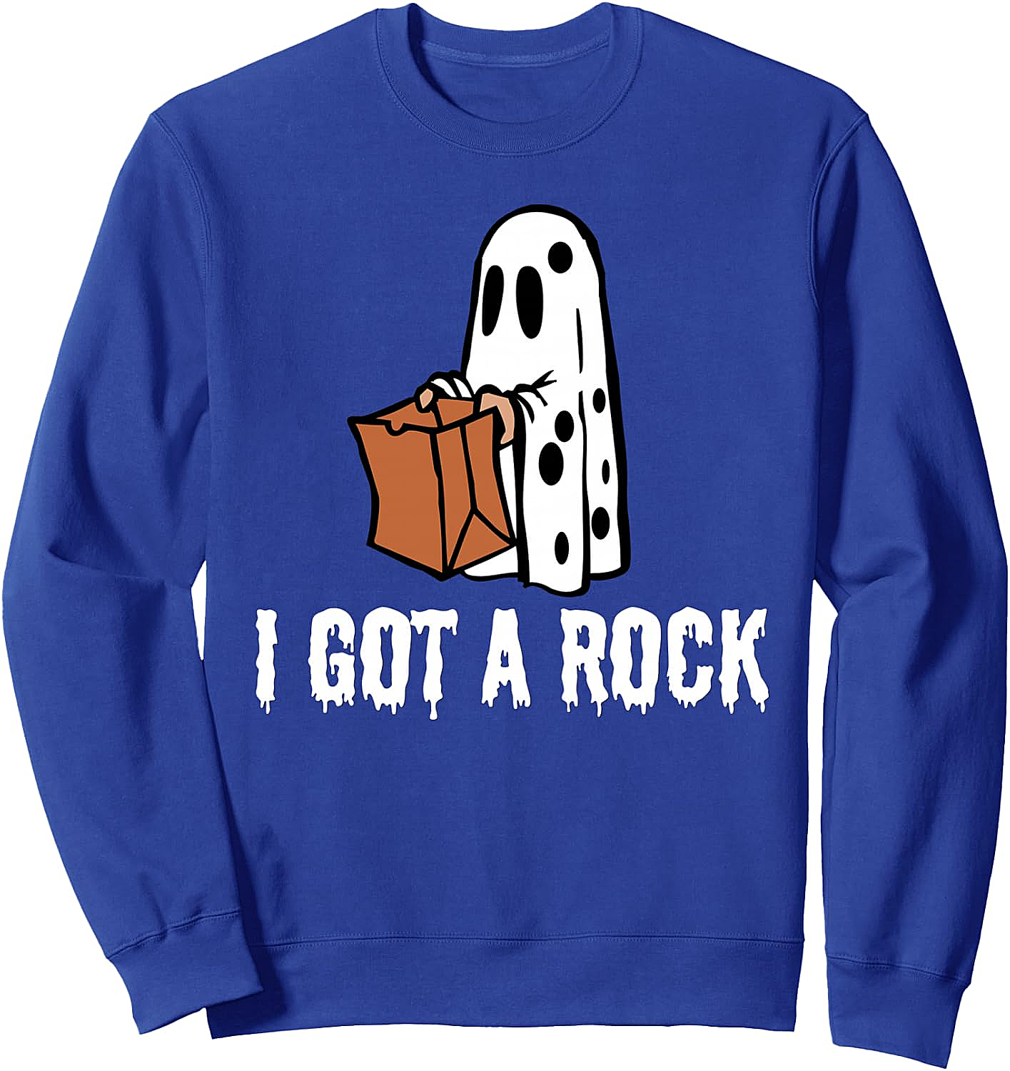 I Got A Rock Halloween Sweatshirt Funny Peanuts Ghost Tee