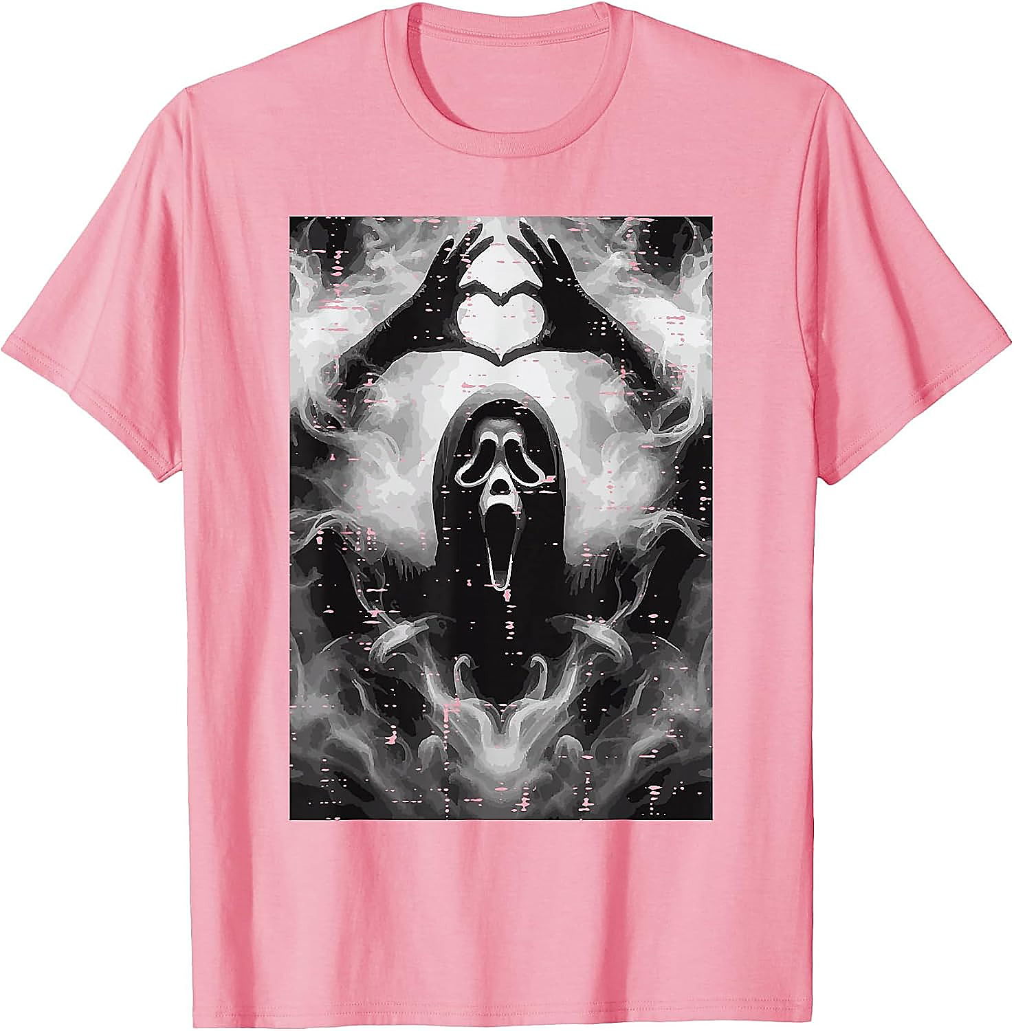 Ghost Hand Heart Horror T-Shirt | Funny Scream Fan Tee