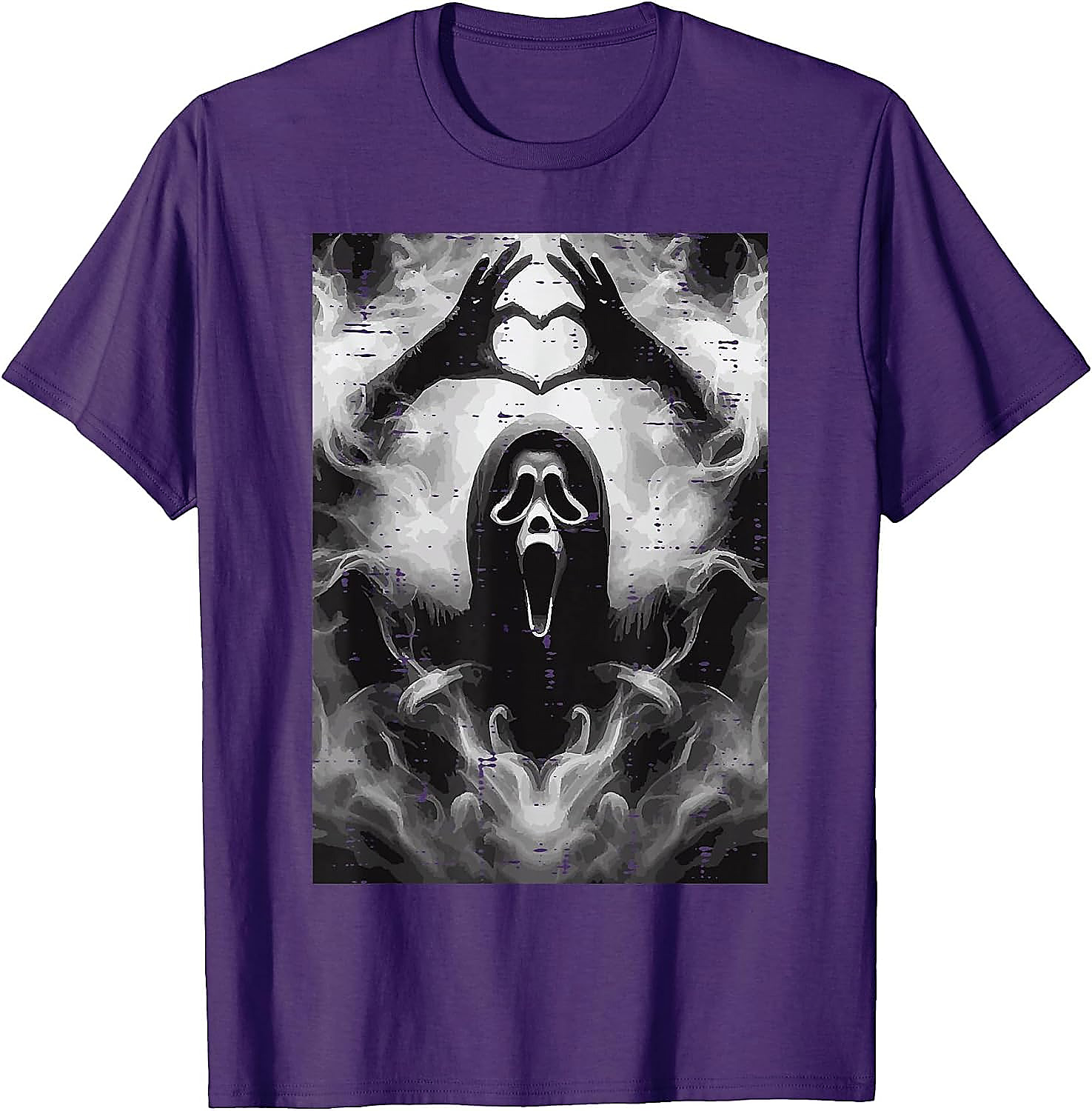 Ghost Hand Heart Horror T-Shirt | Funny Scream Fan Tee