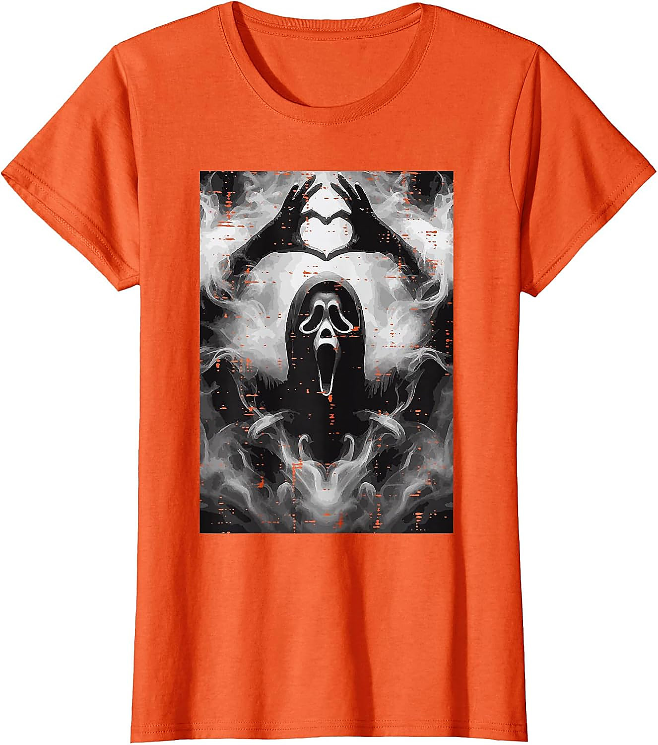 Ghost Hand Heart Horror T-Shirt | Funny Scream Fan Tee