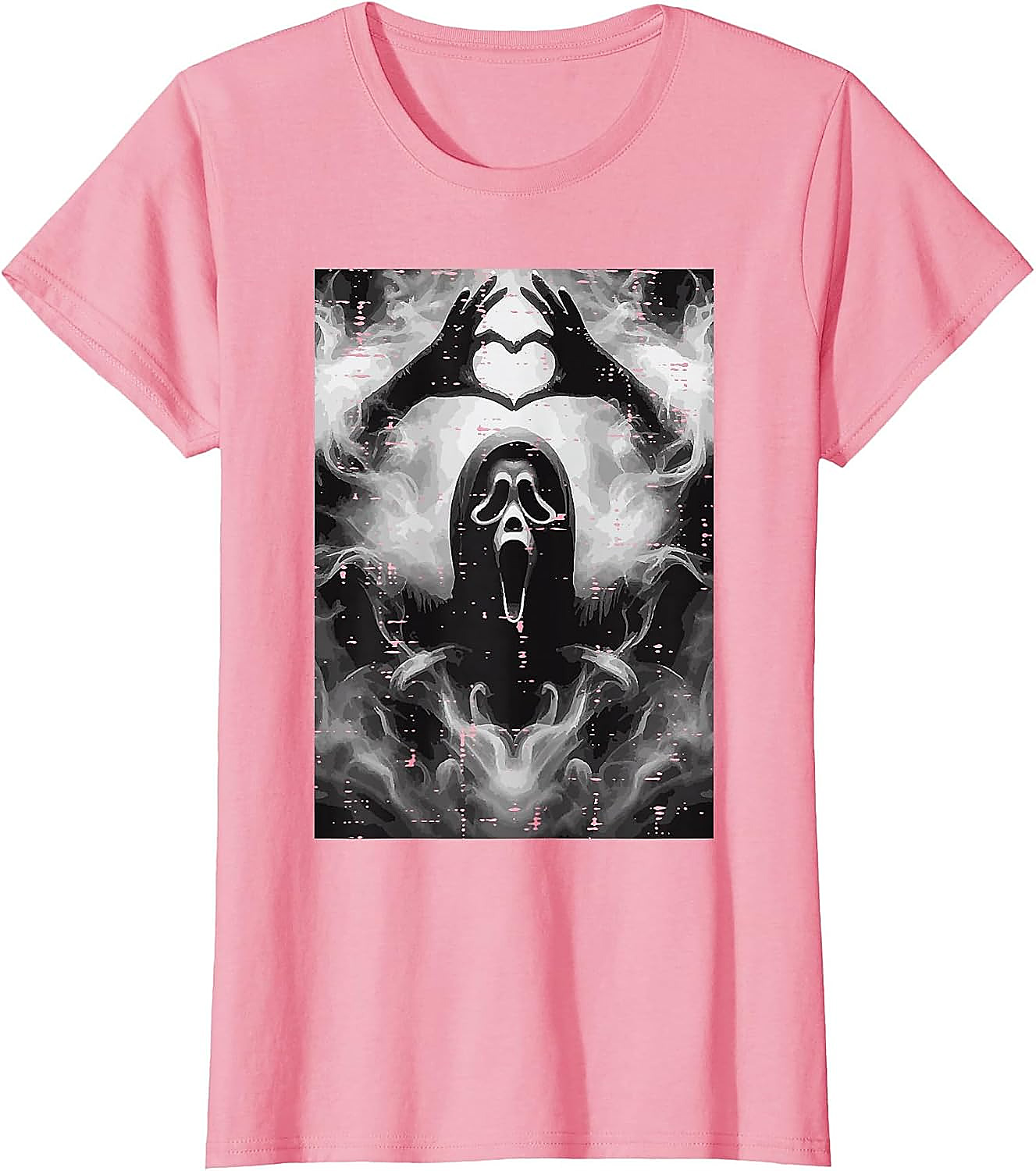 Ghost Hand Heart Horror T-Shirt | Funny Scream Fan Tee