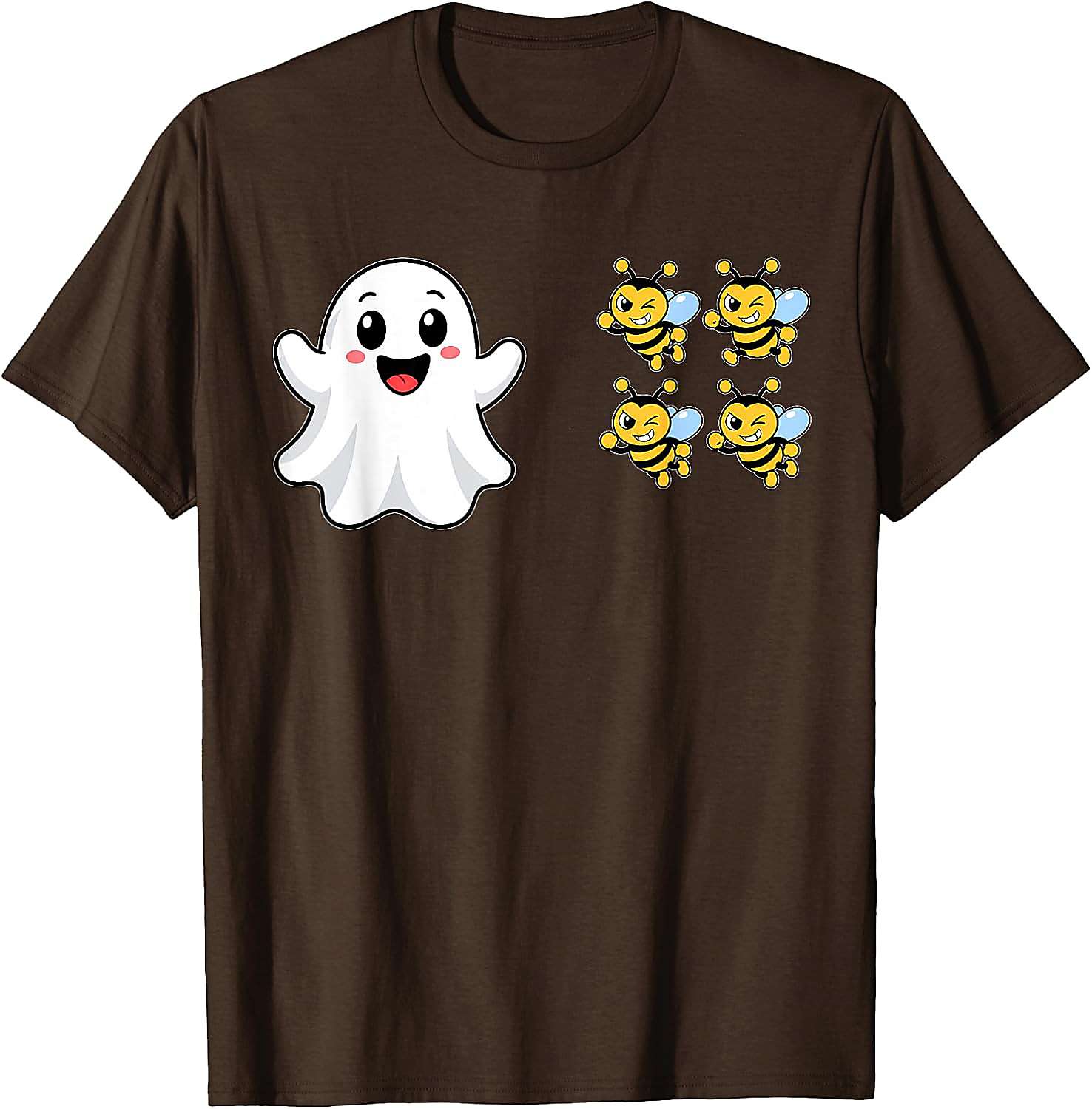 Funny Boo Bees Ghost Halloween T-Shirt | Cute Pun Tee