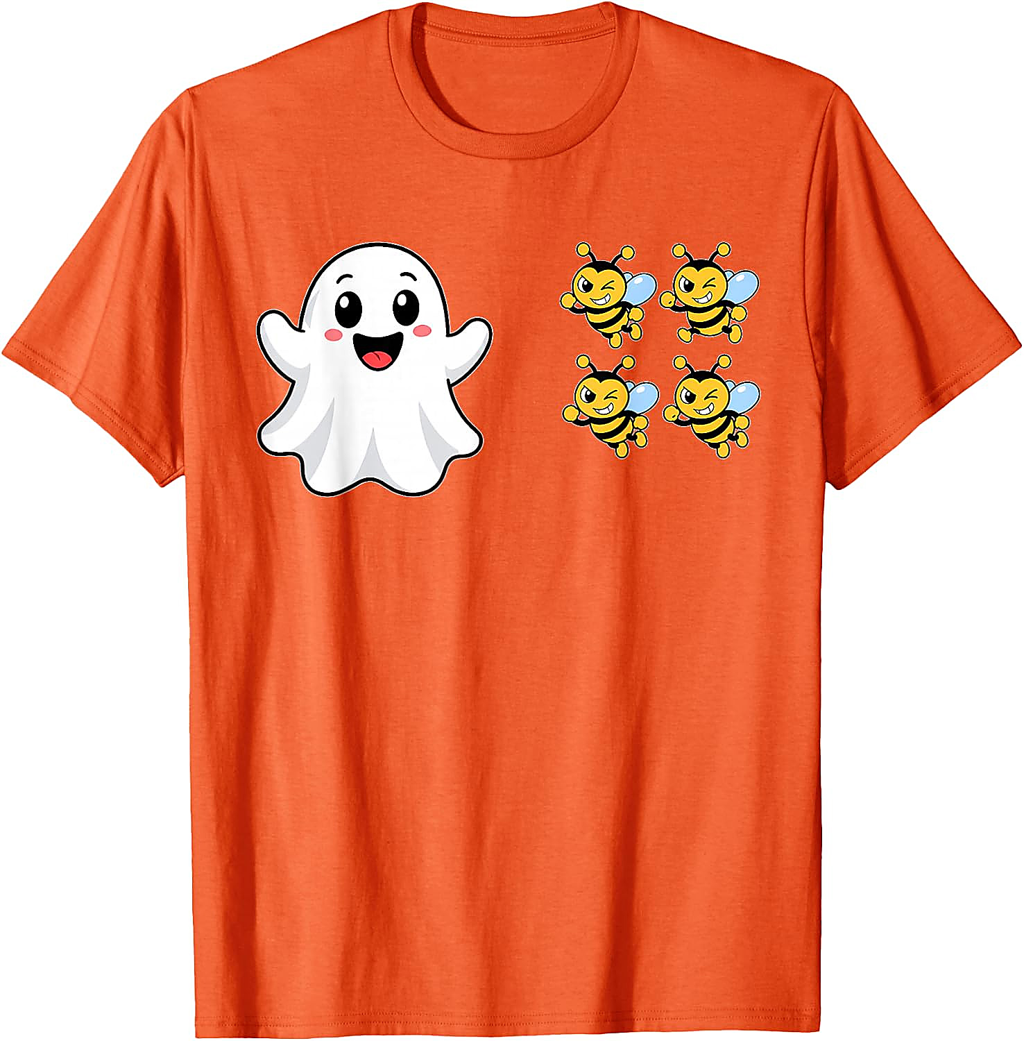 Funny Boo Bees Ghost Halloween T-Shirt | Cute Pun Tee