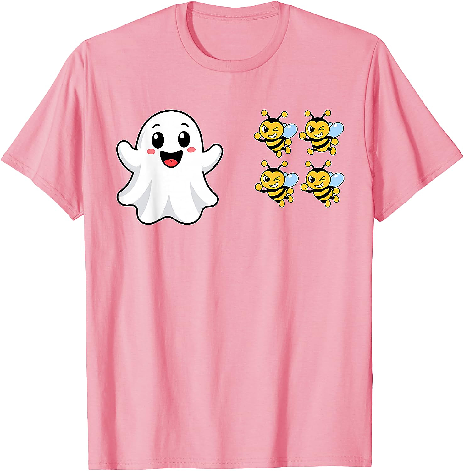 Funny Boo Bees Ghost Halloween T-Shirt | Cute Pun Tee