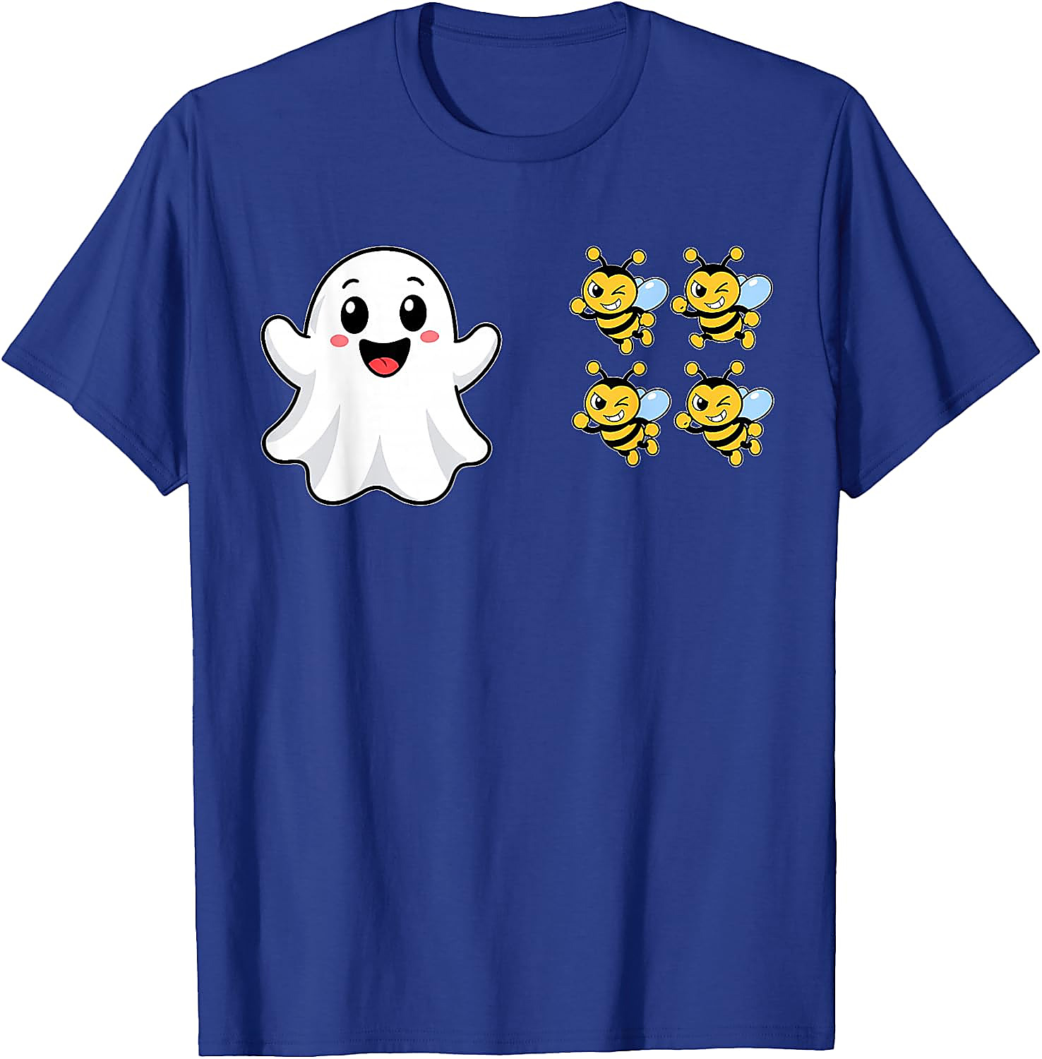 Funny Boo Bees Ghost Halloween T-Shirt | Cute Pun Tee
