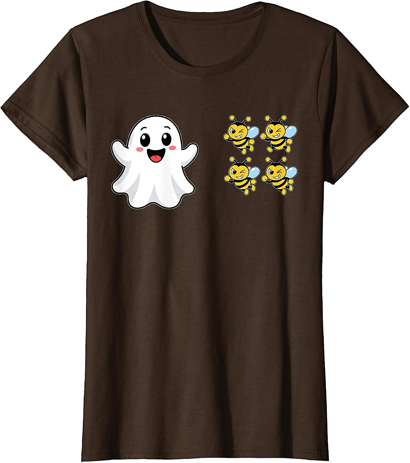 Funny Boo Bees Ghost Halloween T-Shirt | Cute Pun Tee