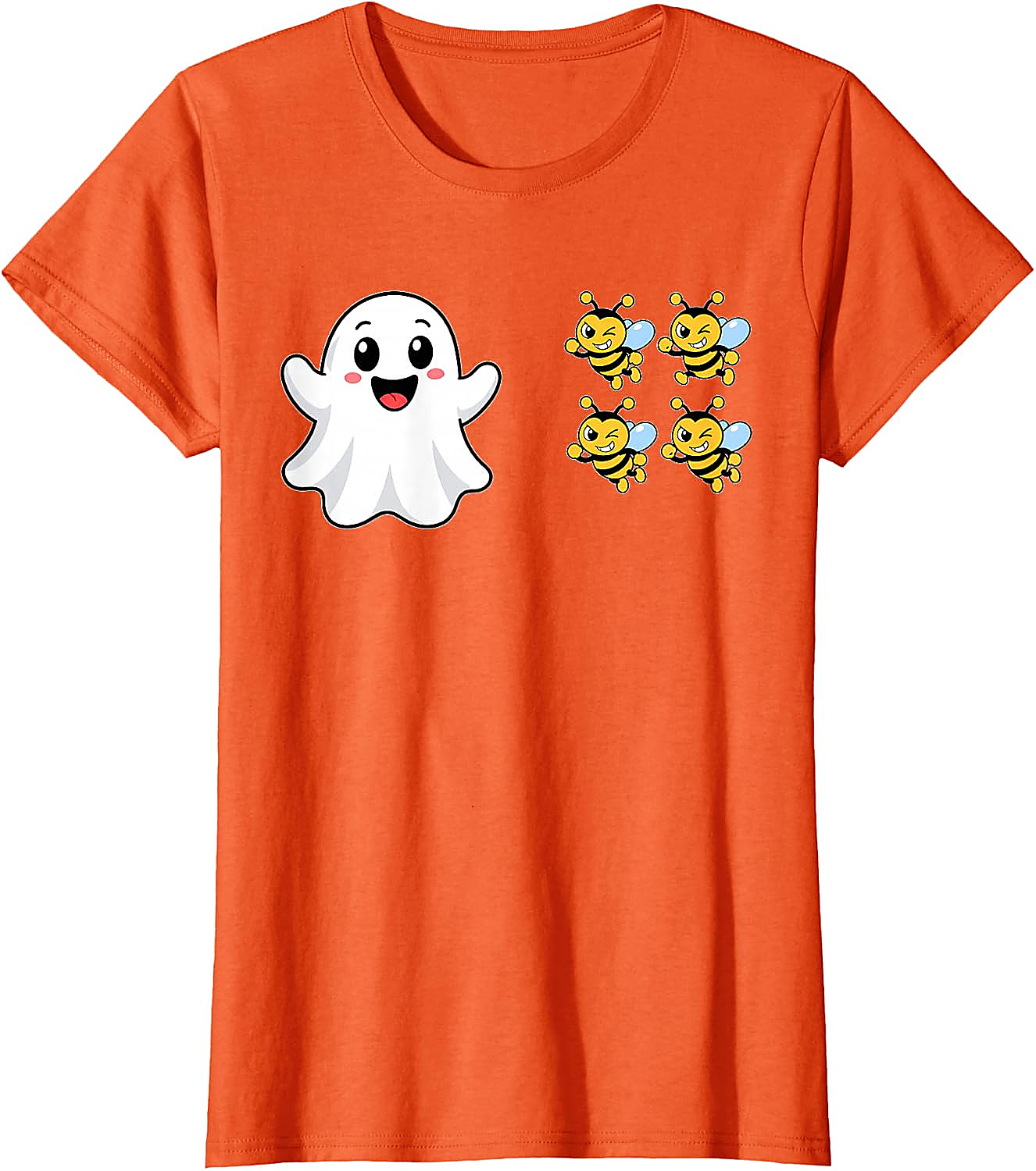 Funny Boo Bees Ghost Halloween T-Shirt | Cute Pun Tee