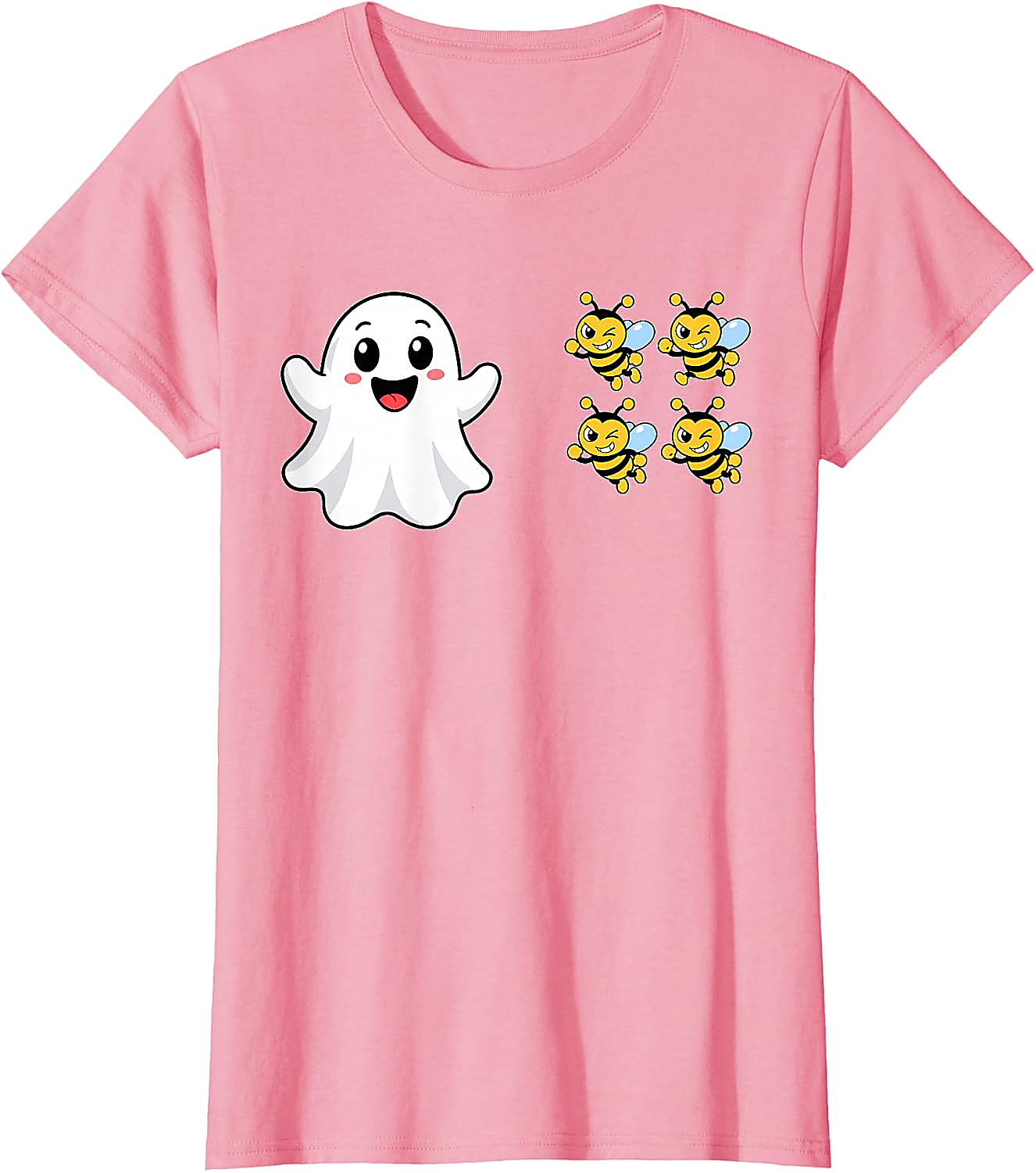 Funny Boo Bees Ghost Halloween T-Shirt | Cute Pun Tee