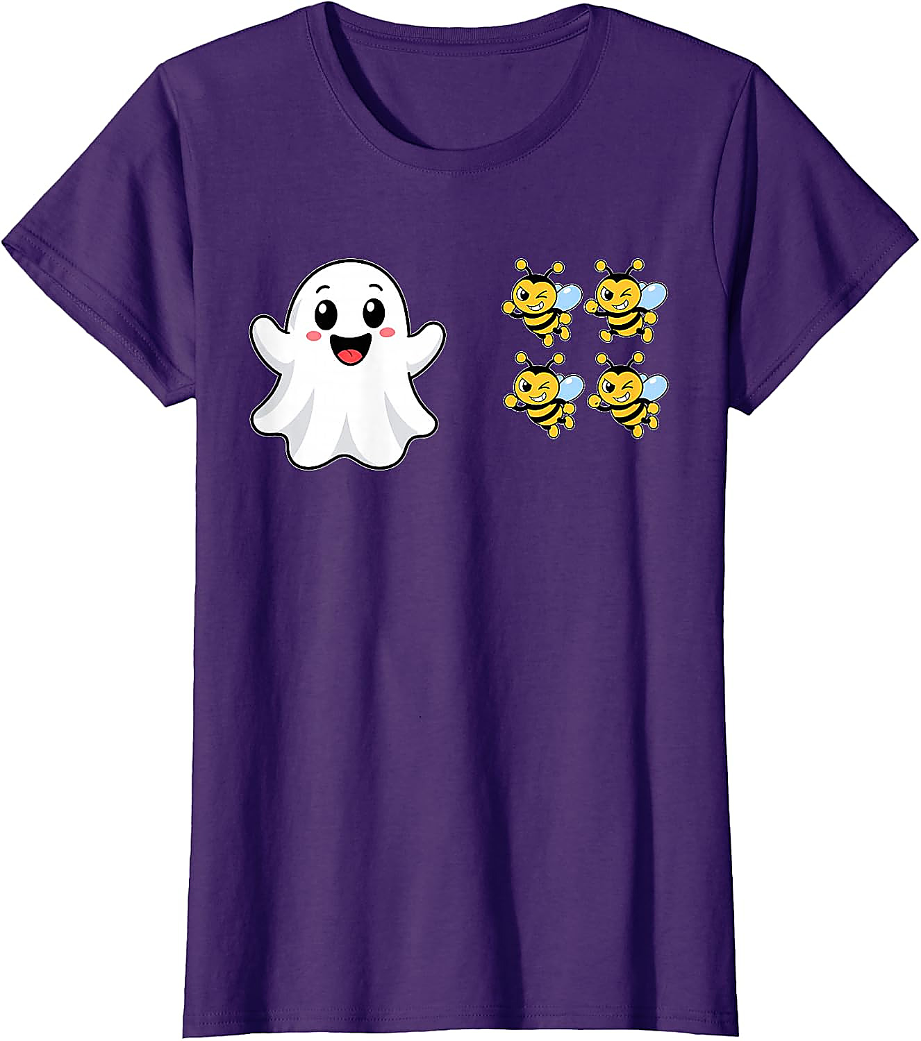 Funny Boo Bees Ghost Halloween T-Shirt | Cute Pun Tee
