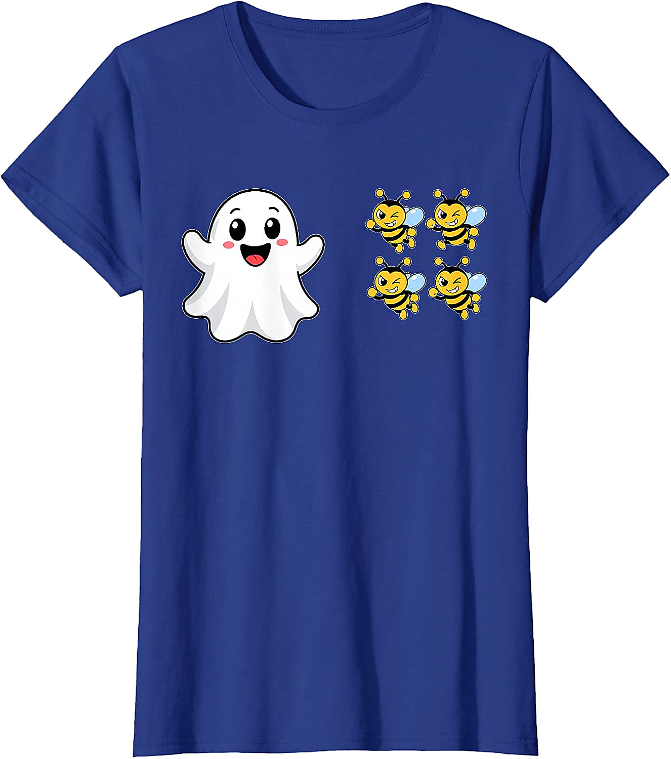 Funny Boo Bees Ghost Halloween T-Shirt | Cute Pun Tee