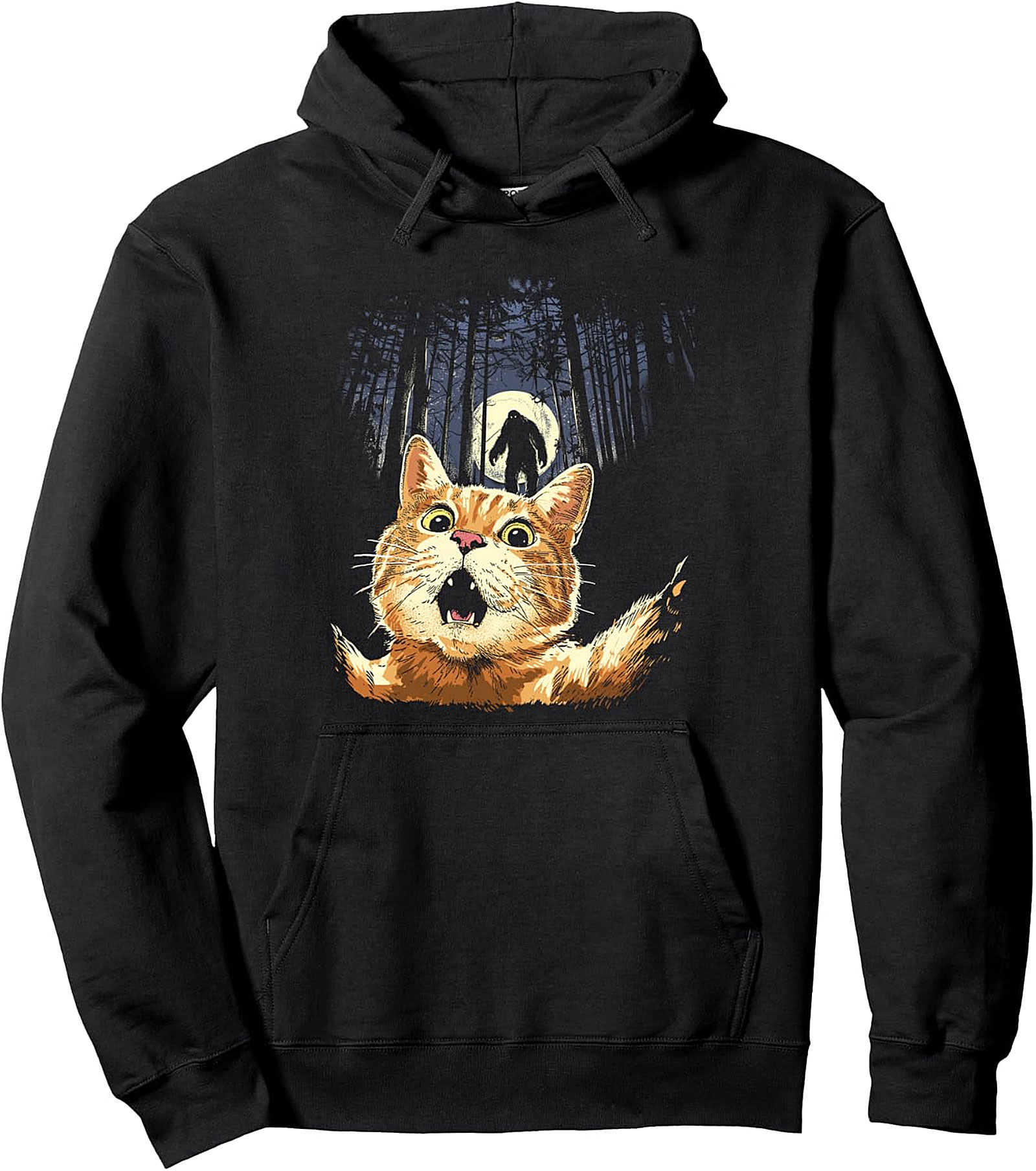 Boop Cat Bigfoot Hoodie | Funny Sasquatch Pullover
