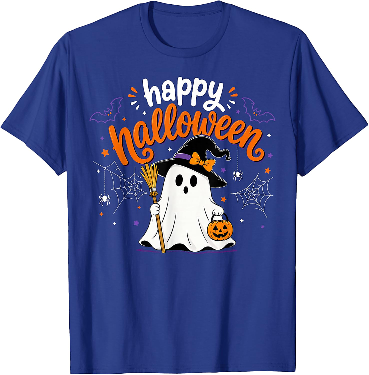Happy Halloween Cute Ghost Witch T-Shirt | Spooky Season Tee
