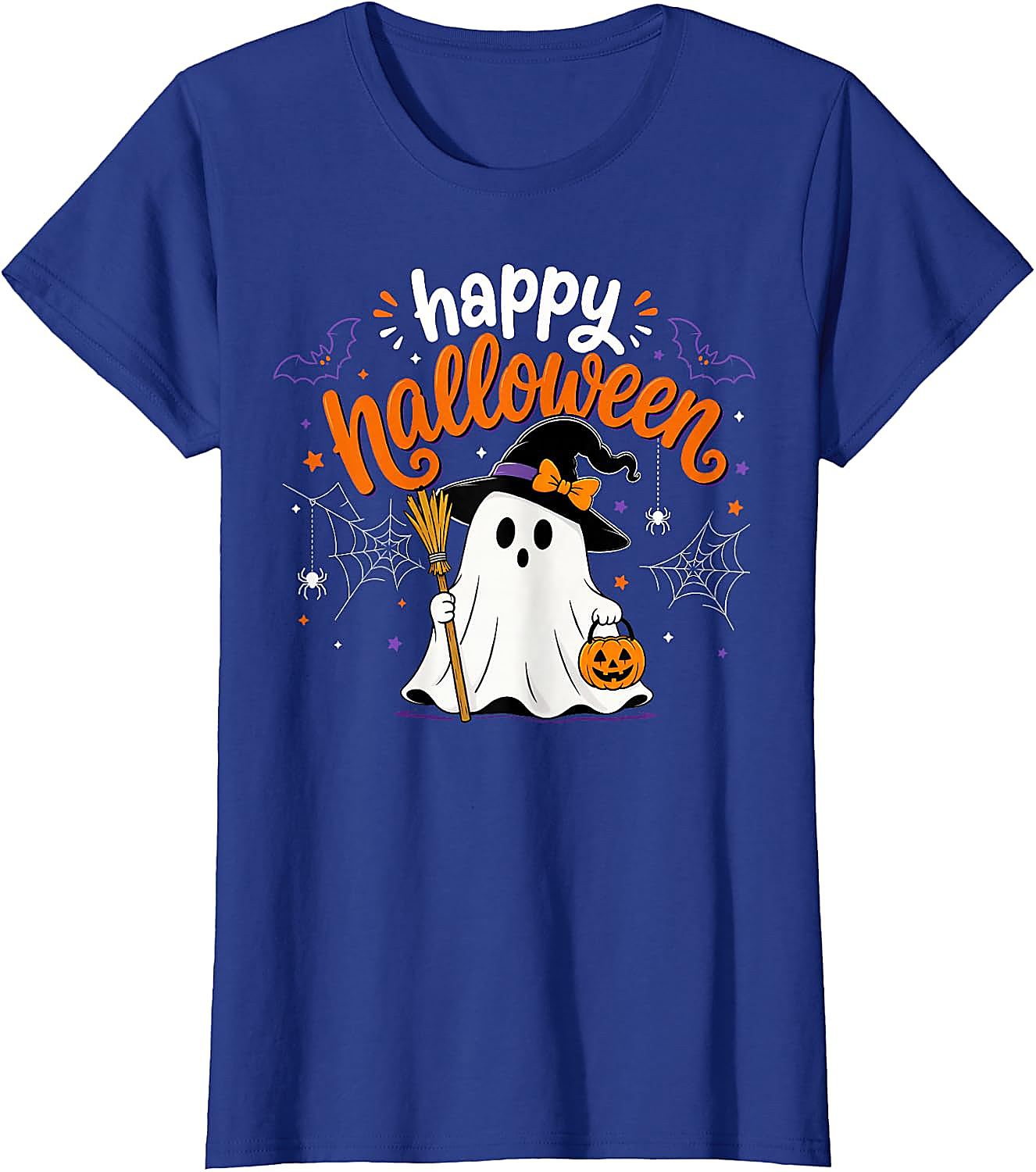 Happy Halloween Cute Ghost Witch T-Shirt | Spooky Season Tee