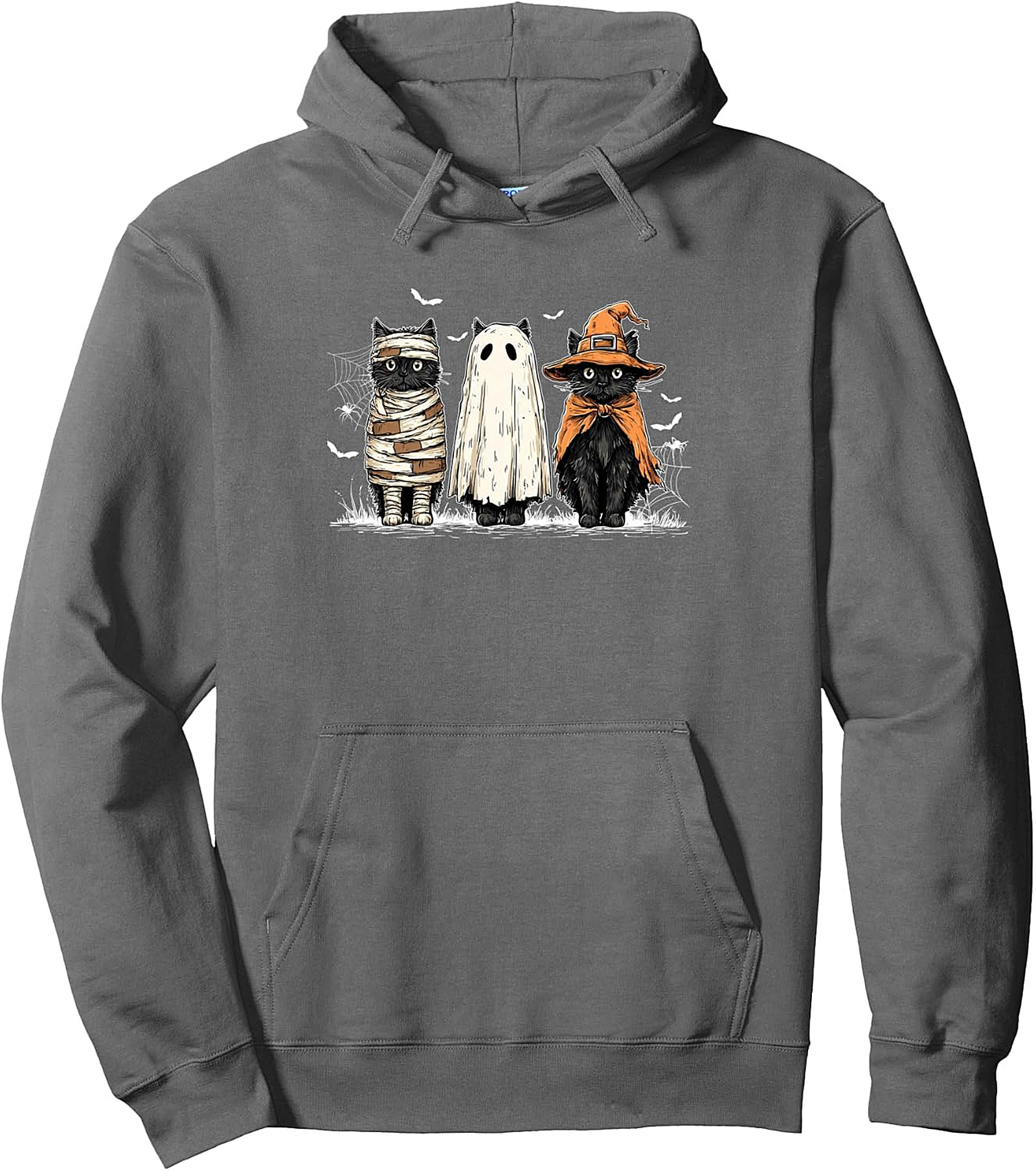 Halloween Cat Costume Pullover Hoodie | Cozy & Spooky