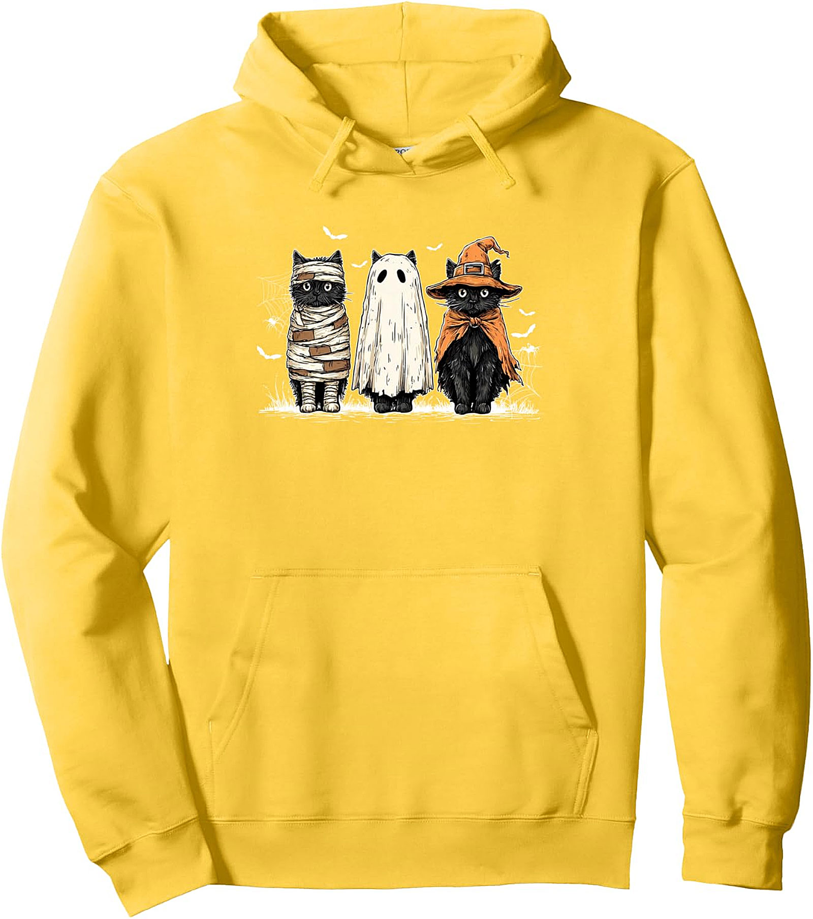 Halloween Cat Costume Pullover Hoodie | Cozy & Spooky
