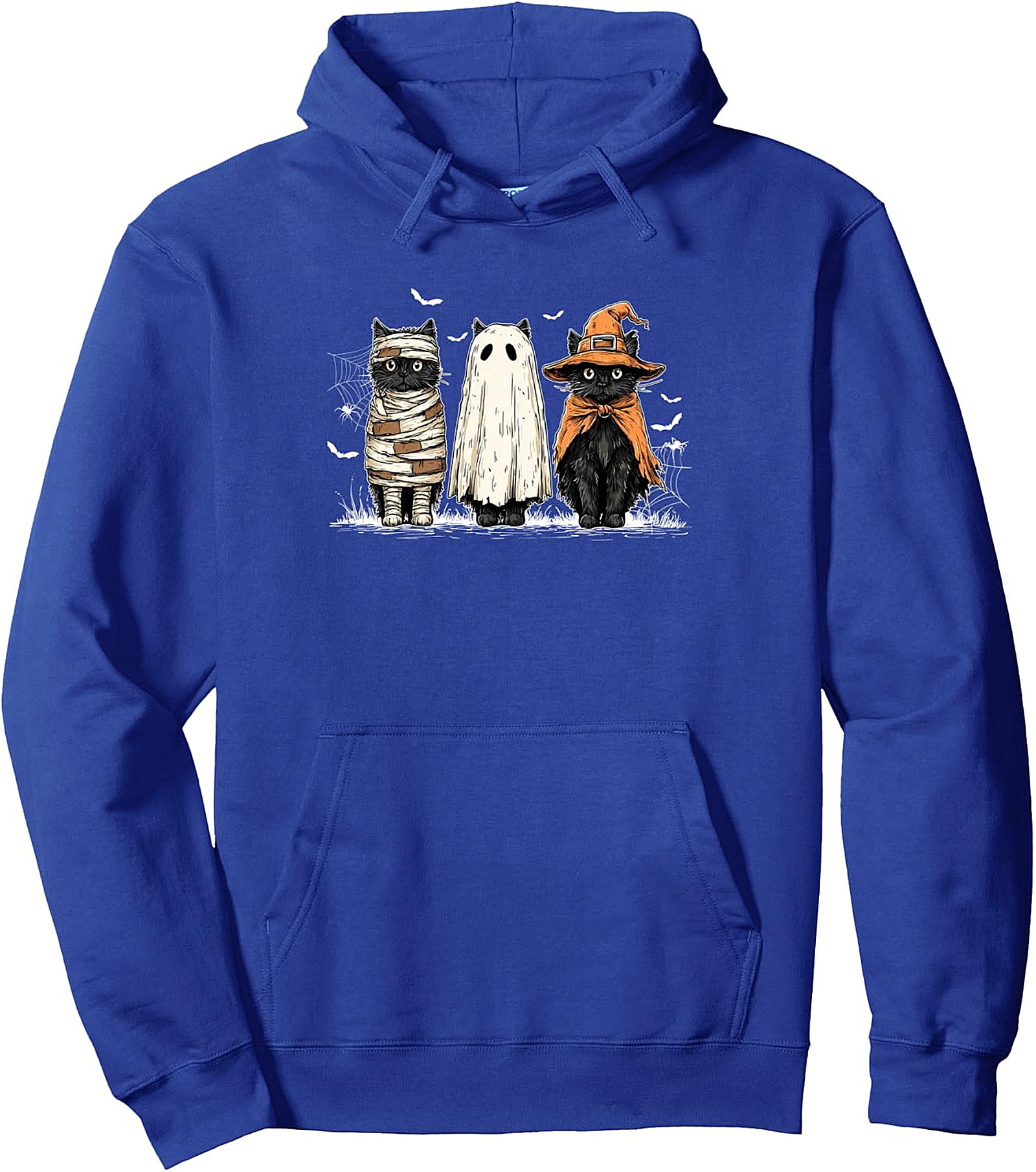 Halloween Cat Costume Pullover Hoodie | Cozy & Spooky