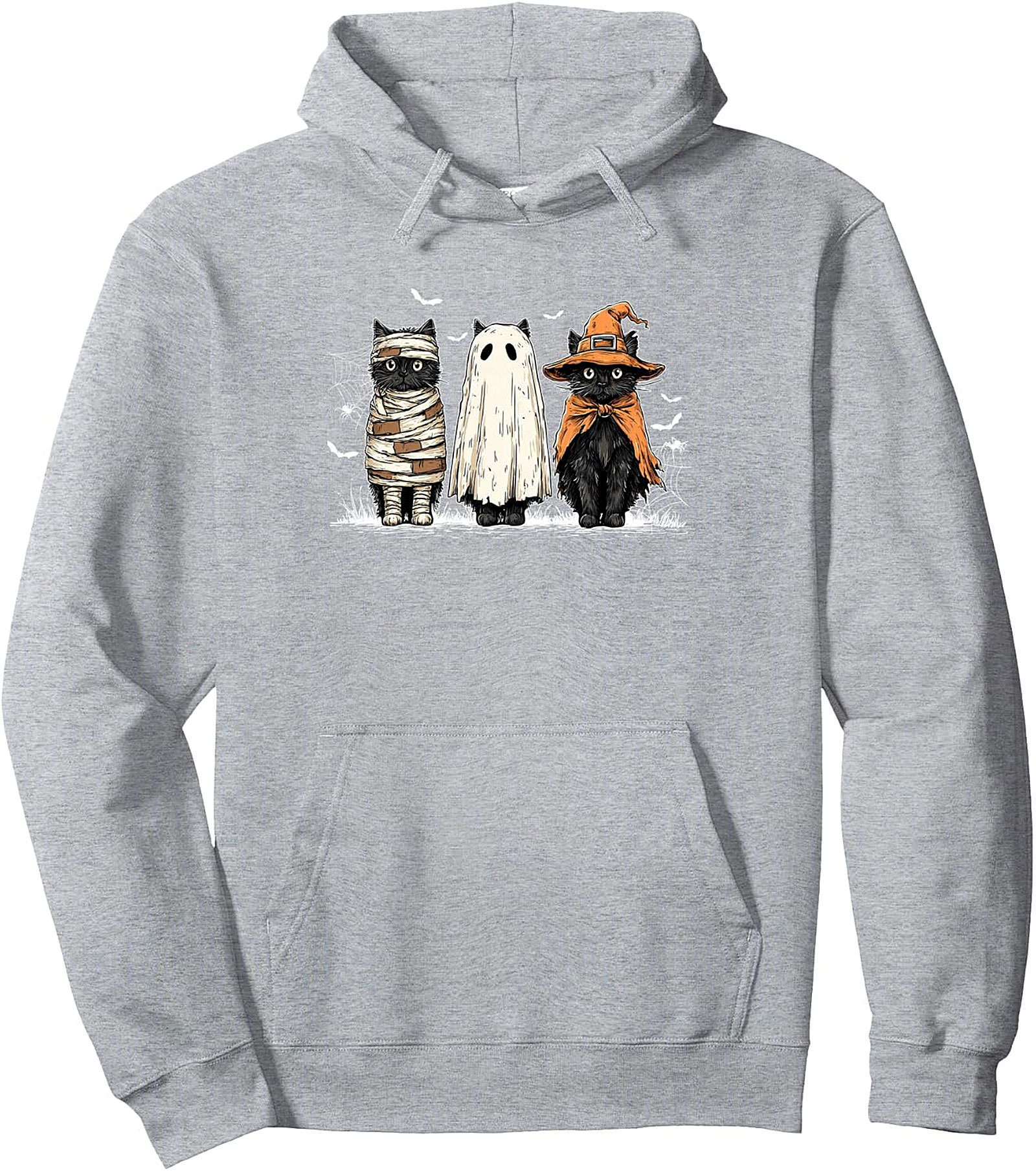Halloween Cat Costume Pullover Hoodie | Cozy & Spooky