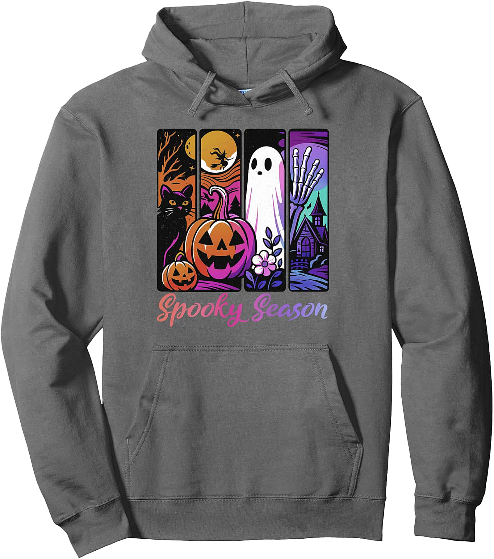 Spooky Season Vintage Halloween Pullover Hoodie