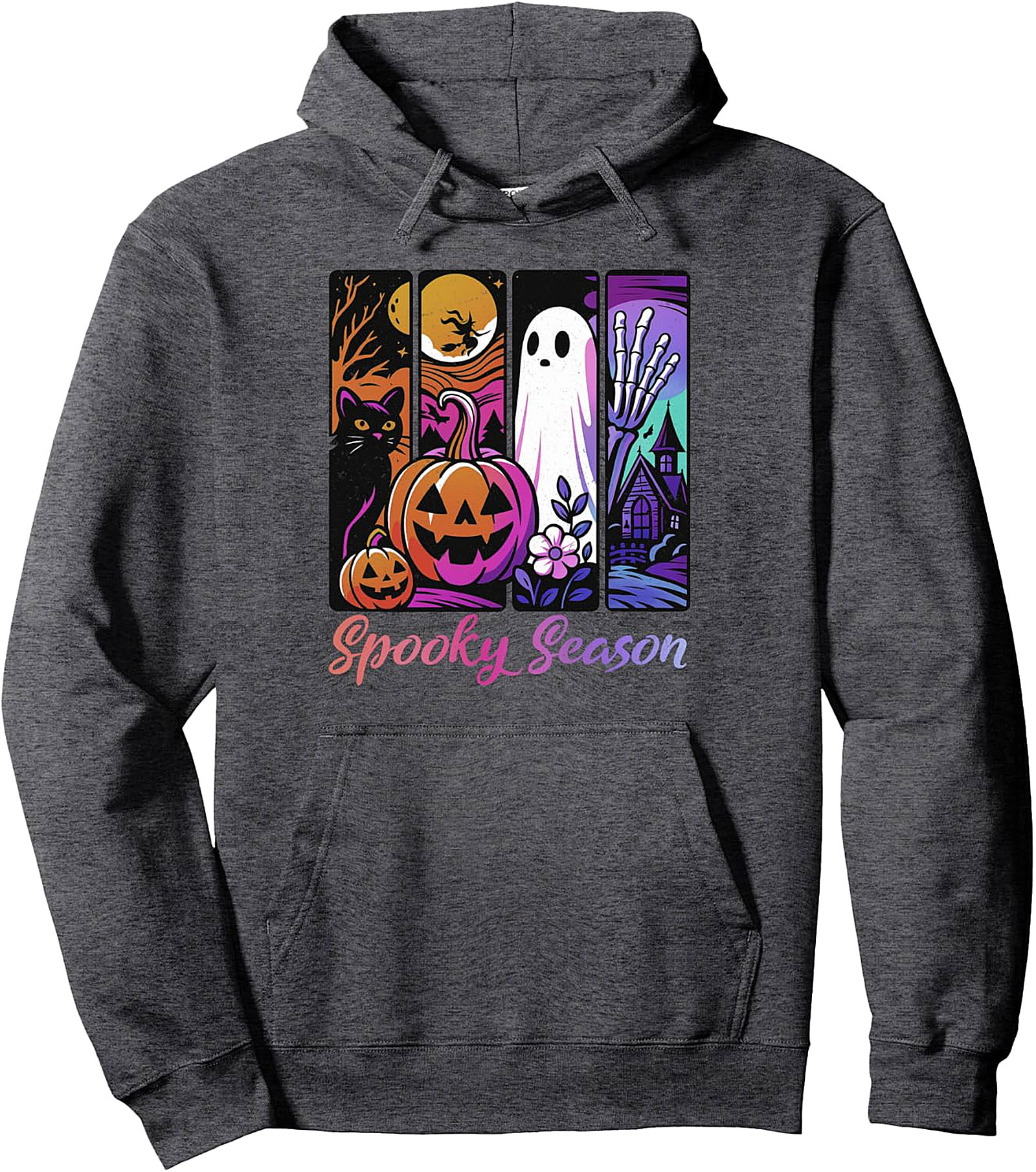 Spooky Season Vintage Halloween Pullover Hoodie