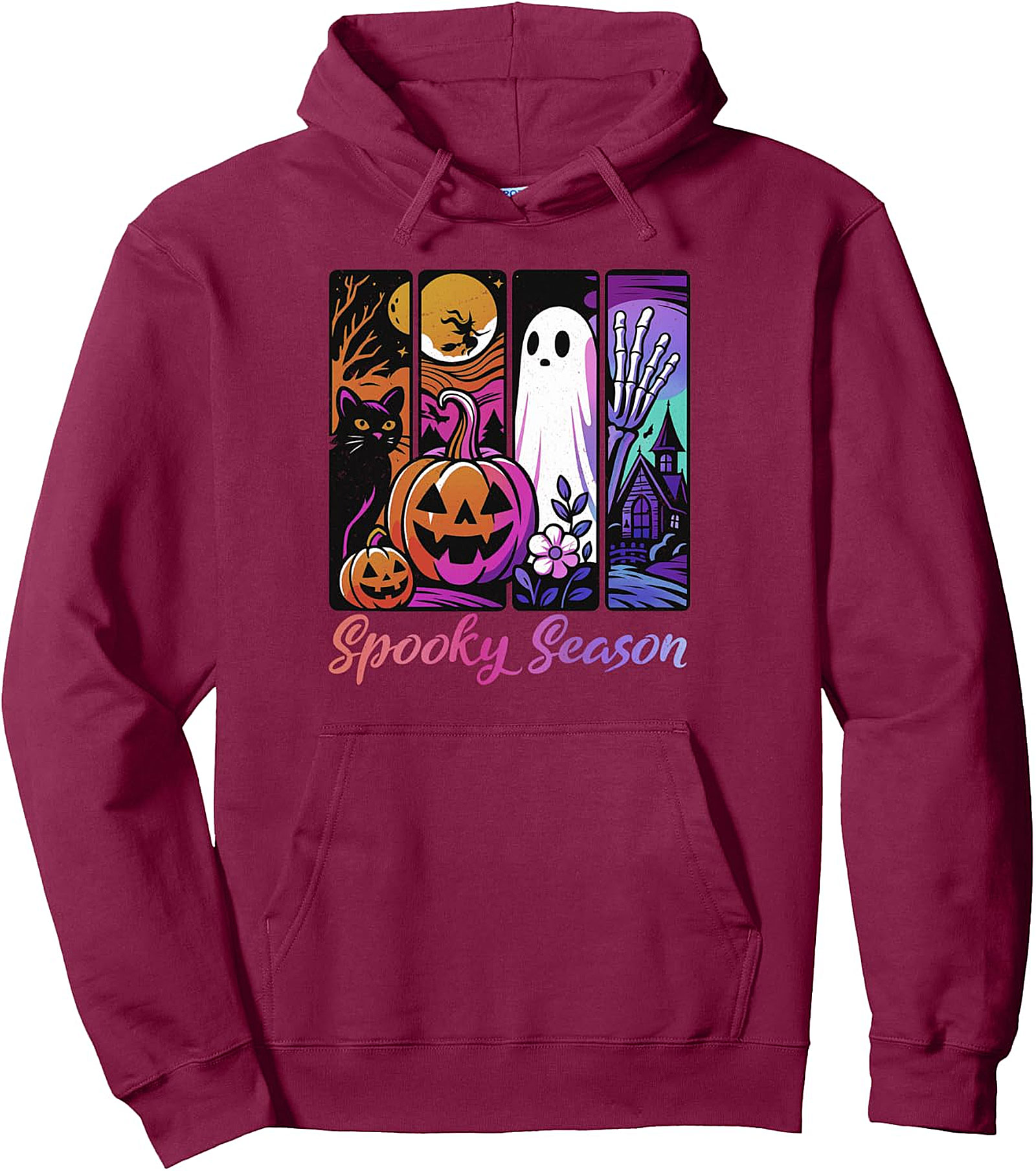 Spooky Season Vintage Halloween Pullover Hoodie