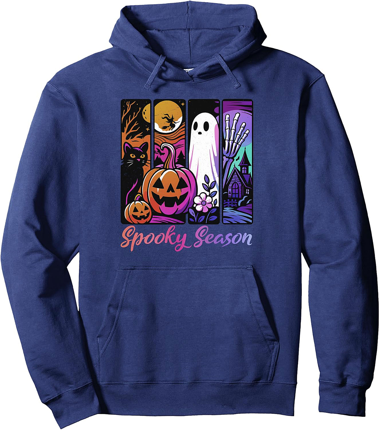 Spooky Season Vintage Halloween Pullover Hoodie
