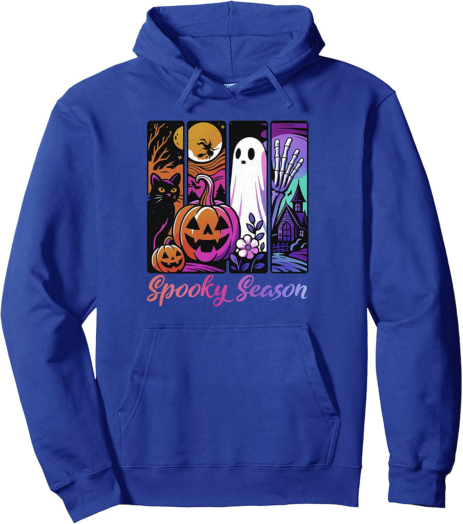 Spooky Season Vintage Halloween Pullover Hoodie