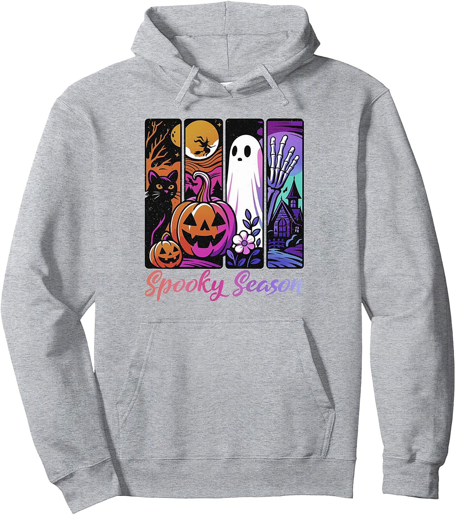 Spooky Season Vintage Halloween Pullover Hoodie