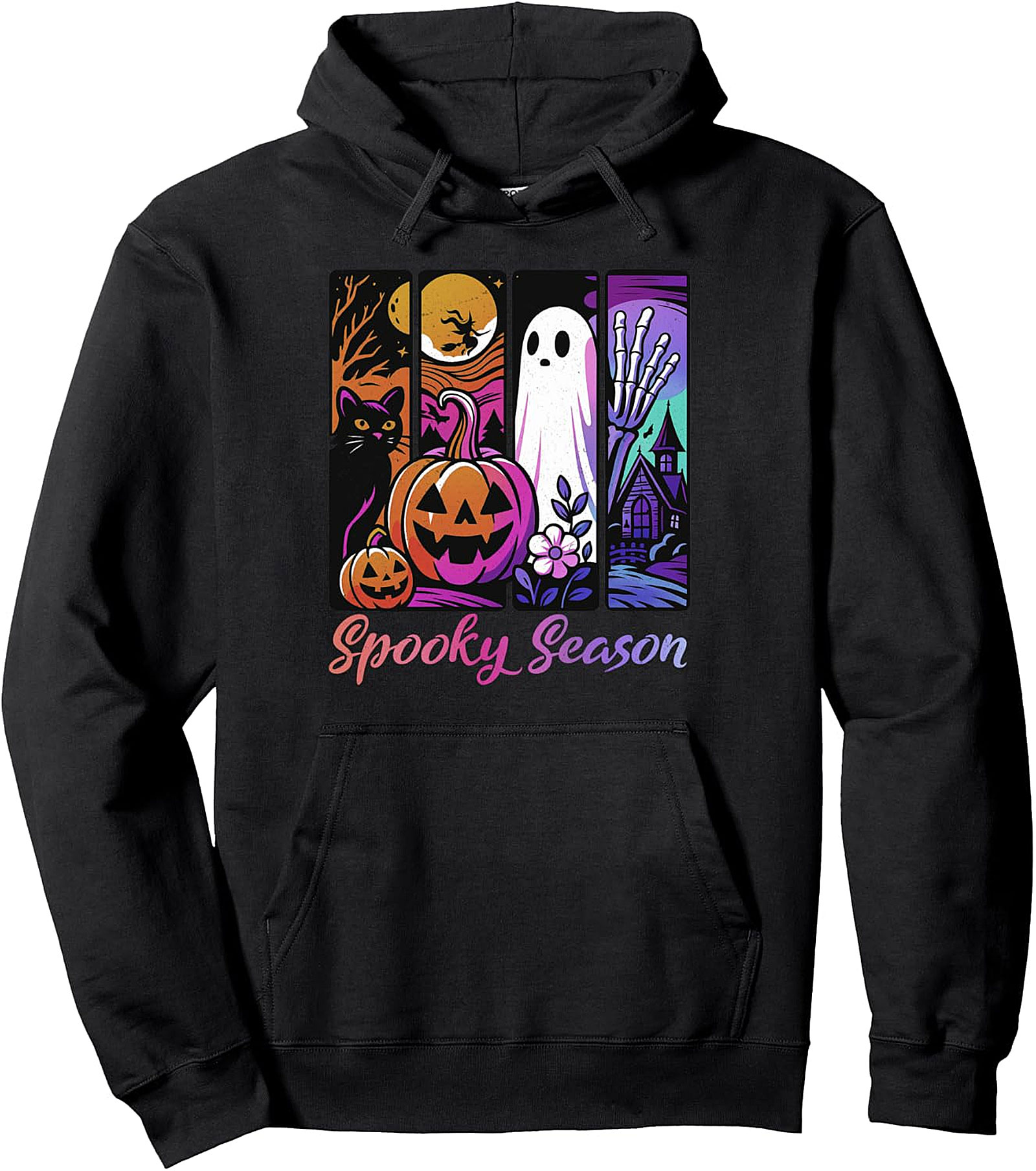 Spooky Season Vintage Halloween Pullover Hoodie