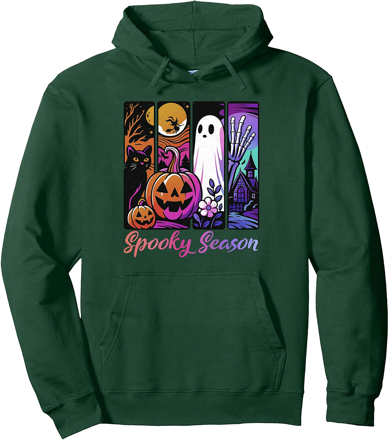 Spooky Season Vintage Halloween Pullover Hoodie