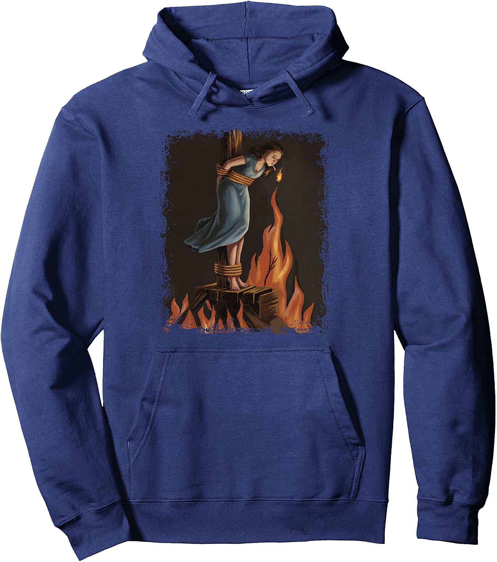  Witch Lighting Cigarette Feminist Pullover Hoodie