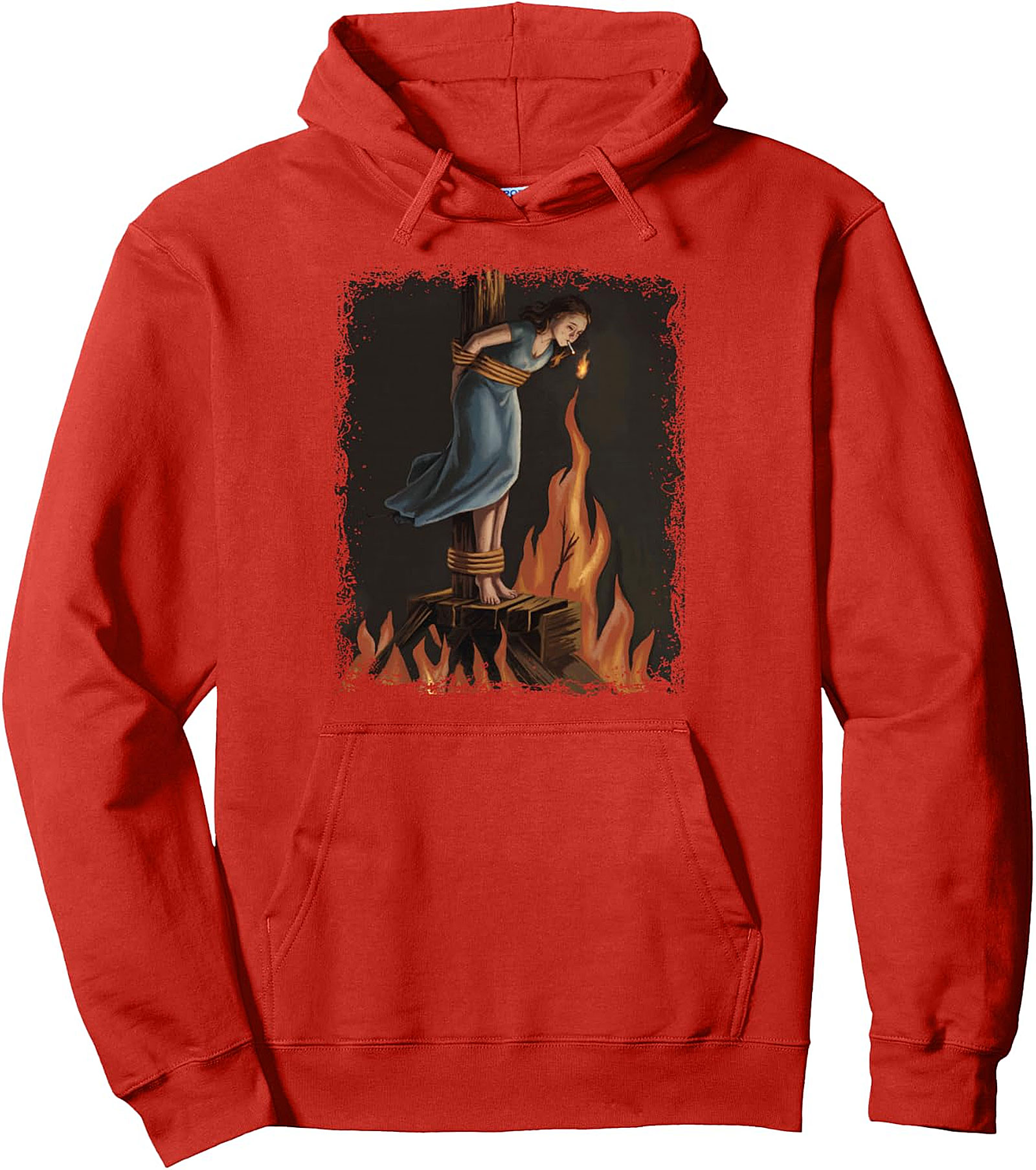  Witch Lighting Cigarette Feminist Pullover Hoodie