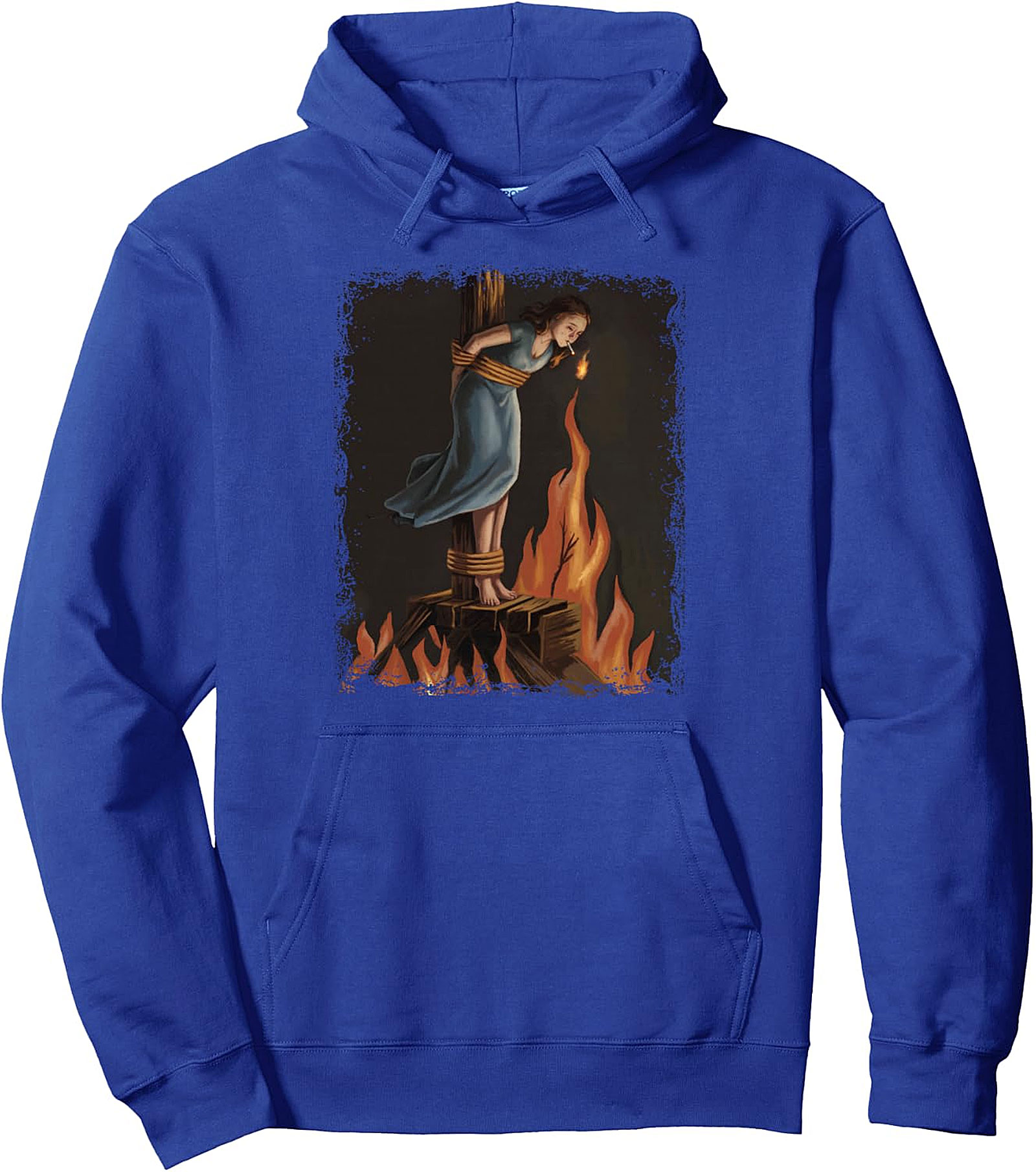 Witch Lighting Cigarette Feminist Pullover Hoodie